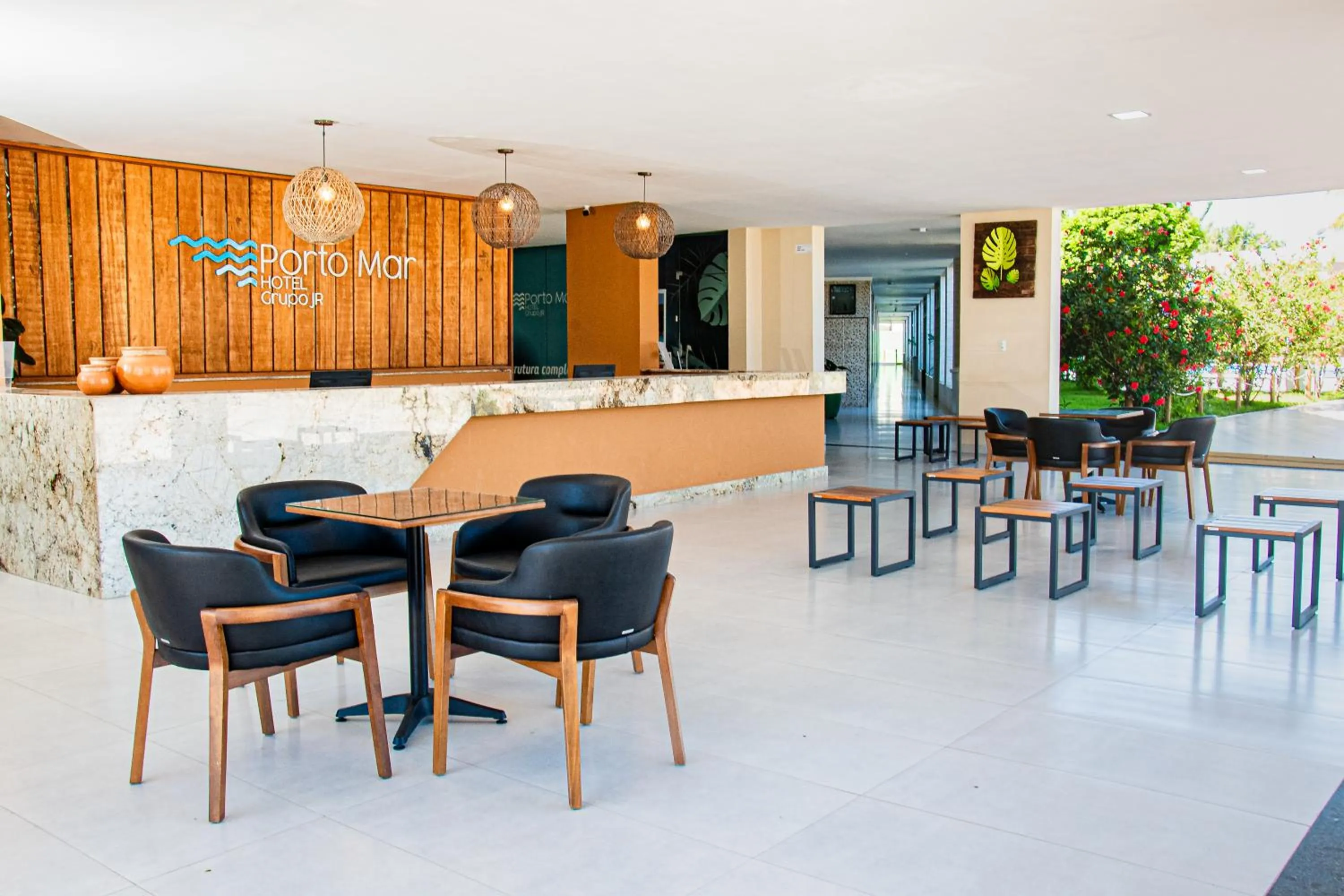 Lobby or reception in Porto Mar Hotel