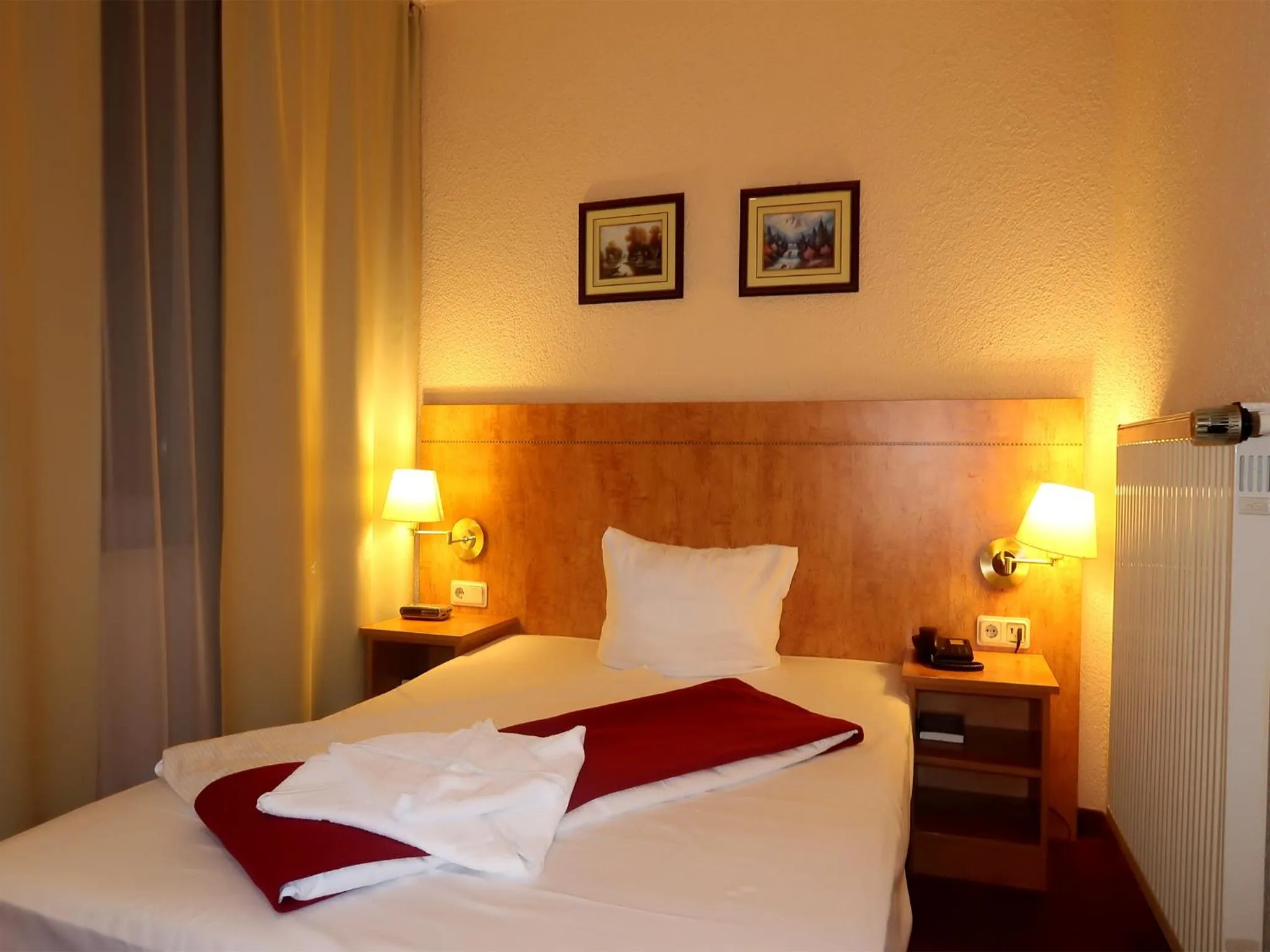 Bed in Hotel Adler Leipzig