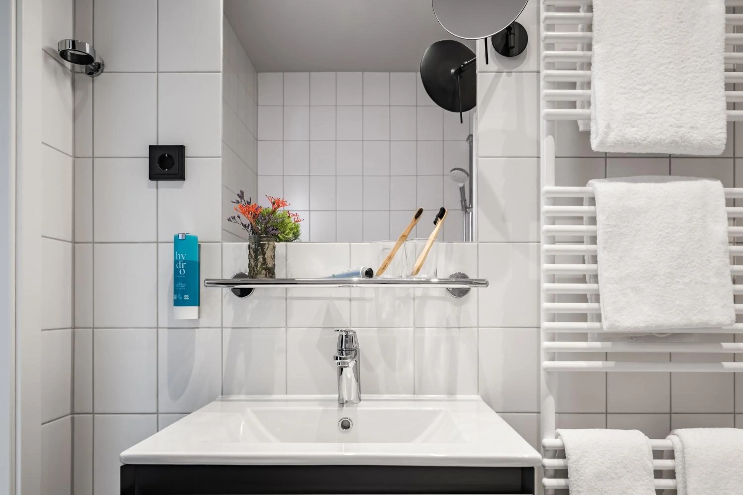 Bathroom in Hotel AMANO Düsseldorf