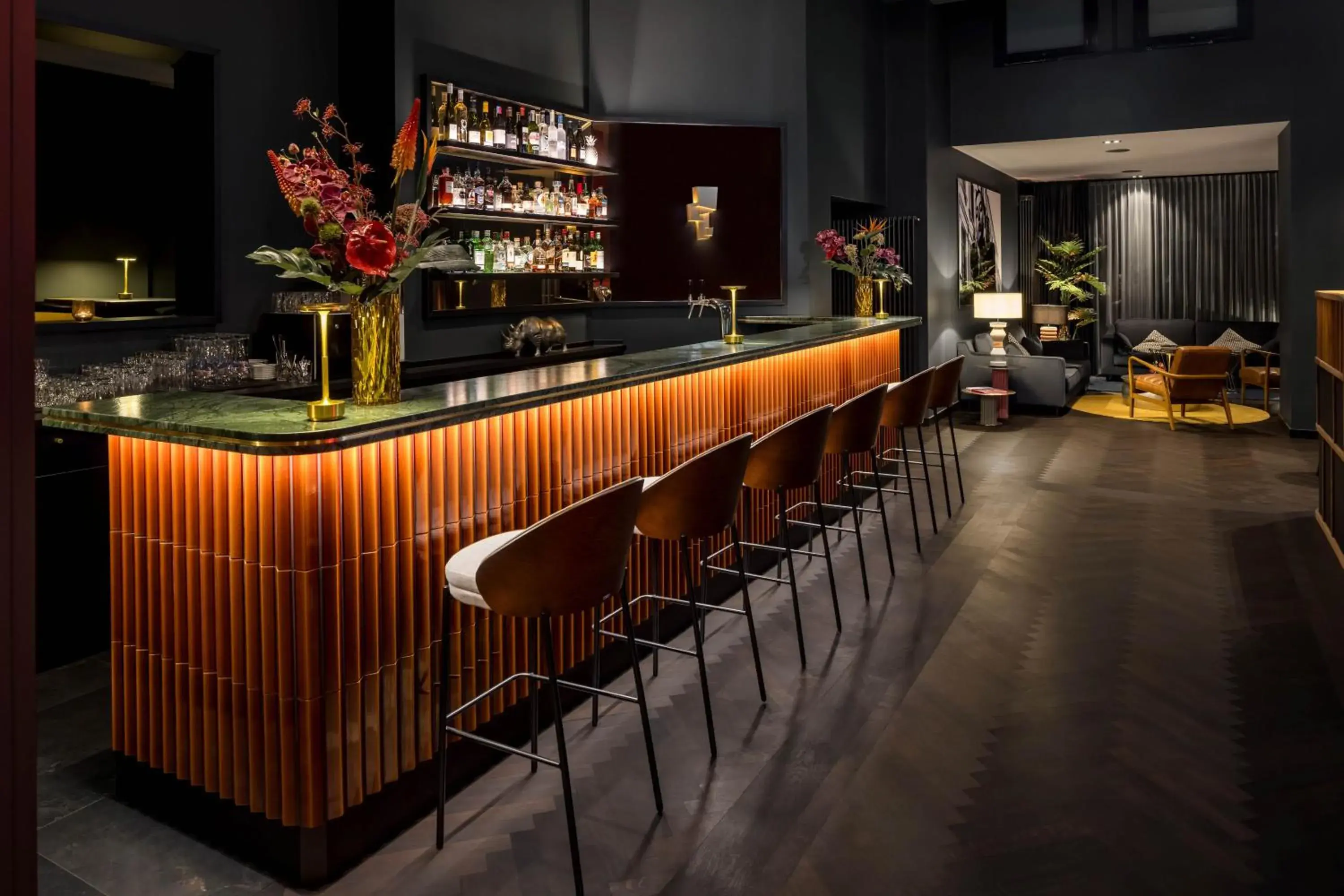 Lounge or bar in Hotel AMANO Düsseldorf Lounge or bar in Hotel AMANO Düsseldorf