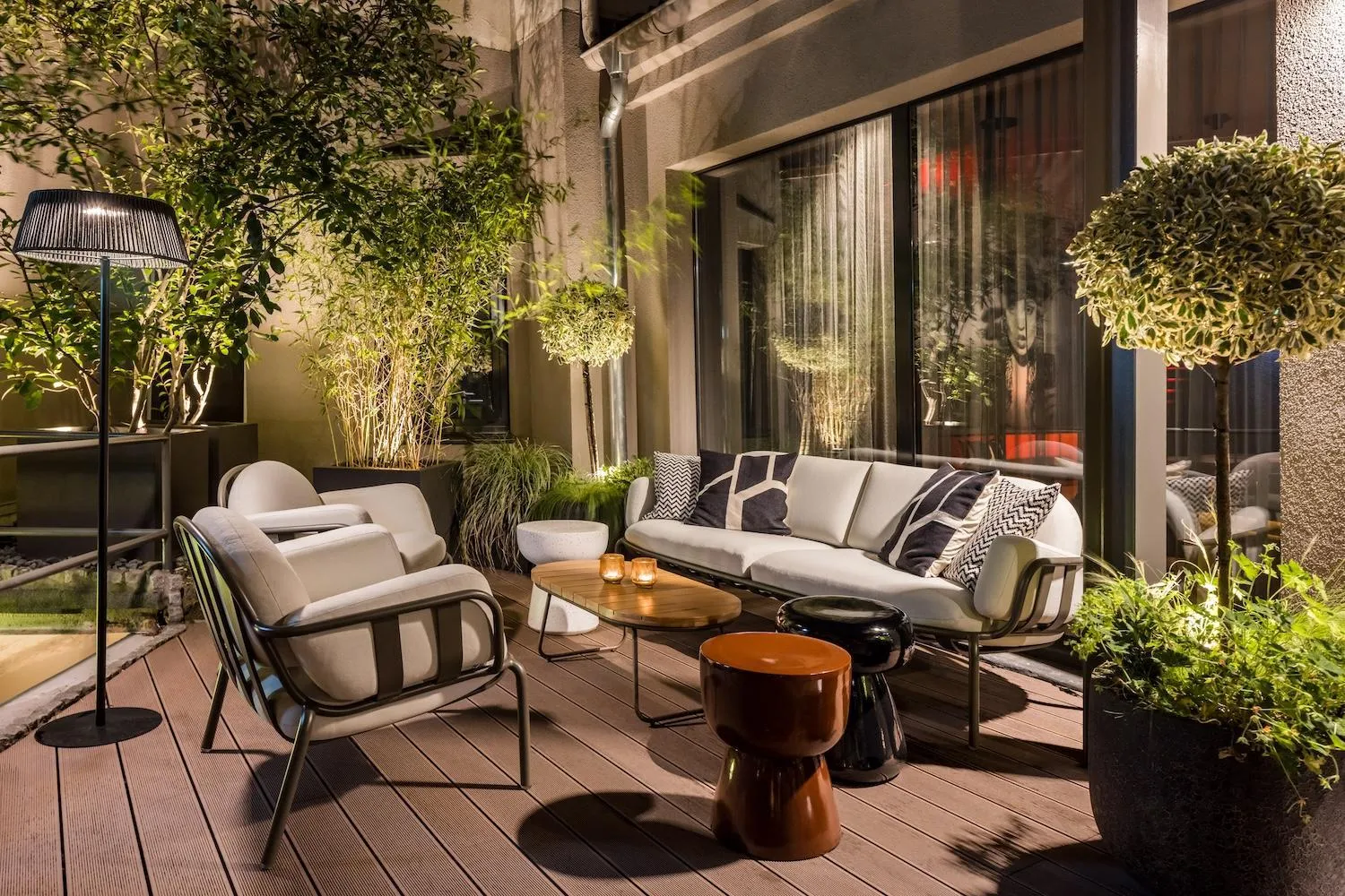 Garden in Hotel AMANO Düsseldorf