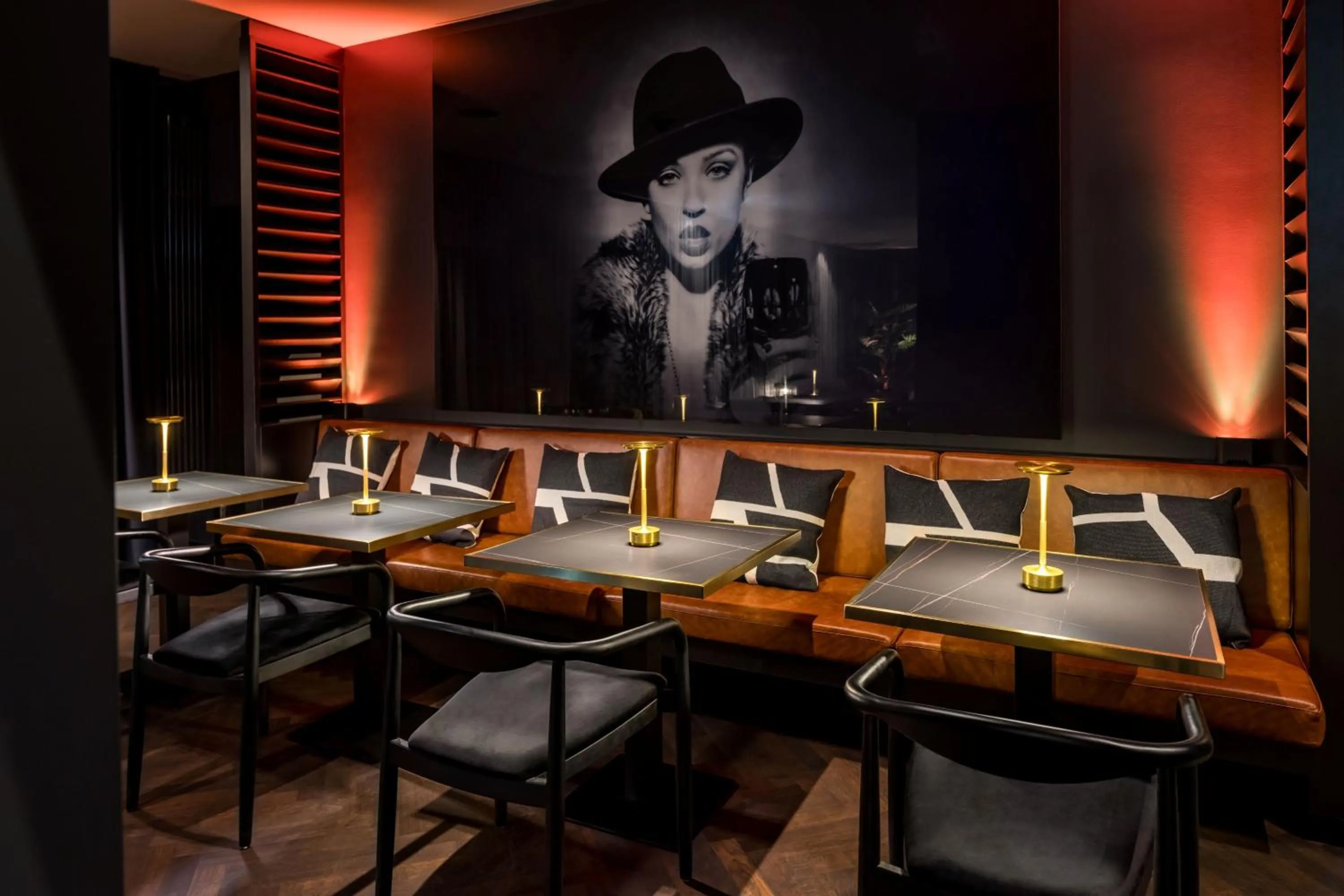 Seating area in Hotel AMANO Düsseldorf