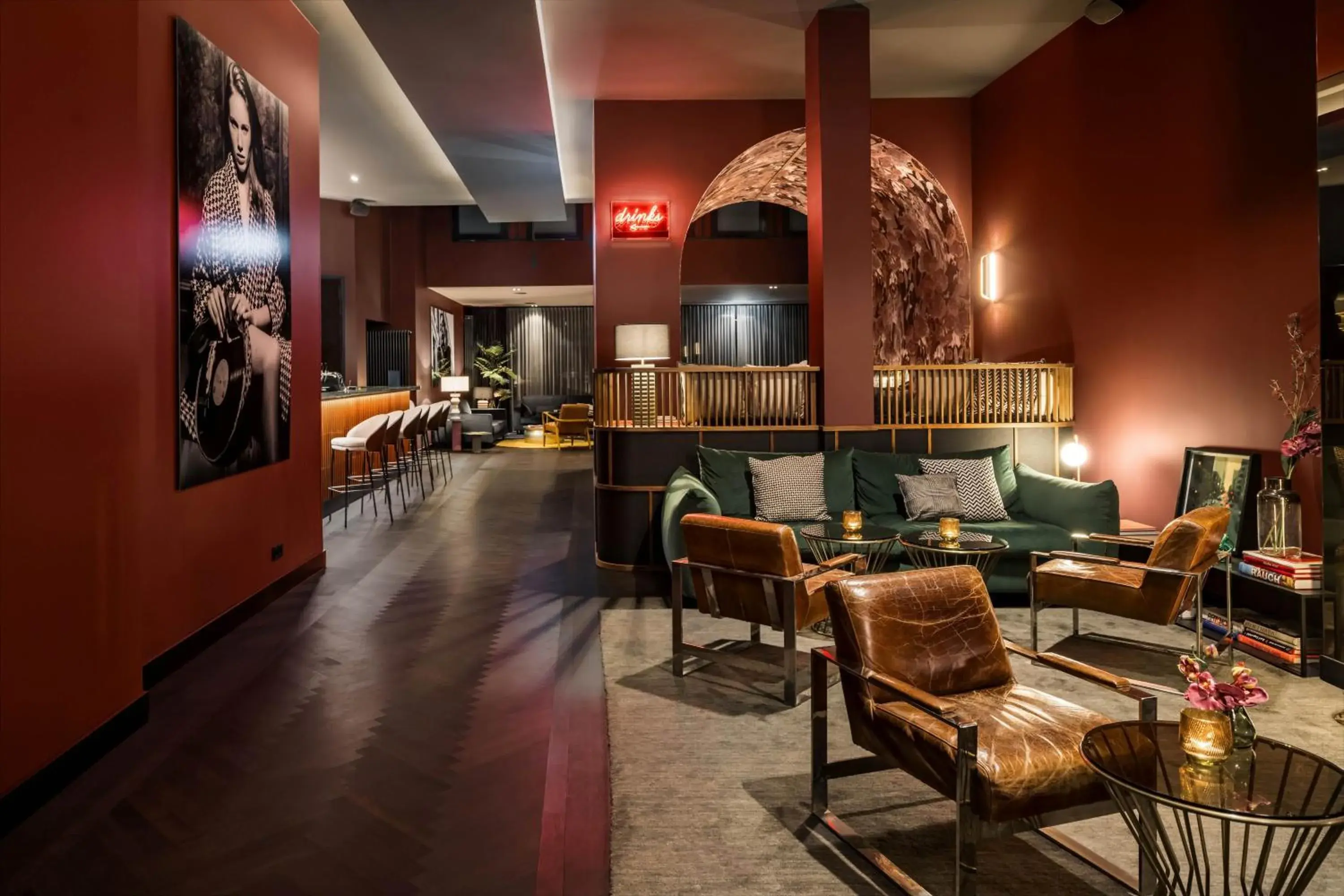 Lobby or reception in Hotel AMANO Düsseldorf Lobby or reception in Hotel AMANO Düsseldorf