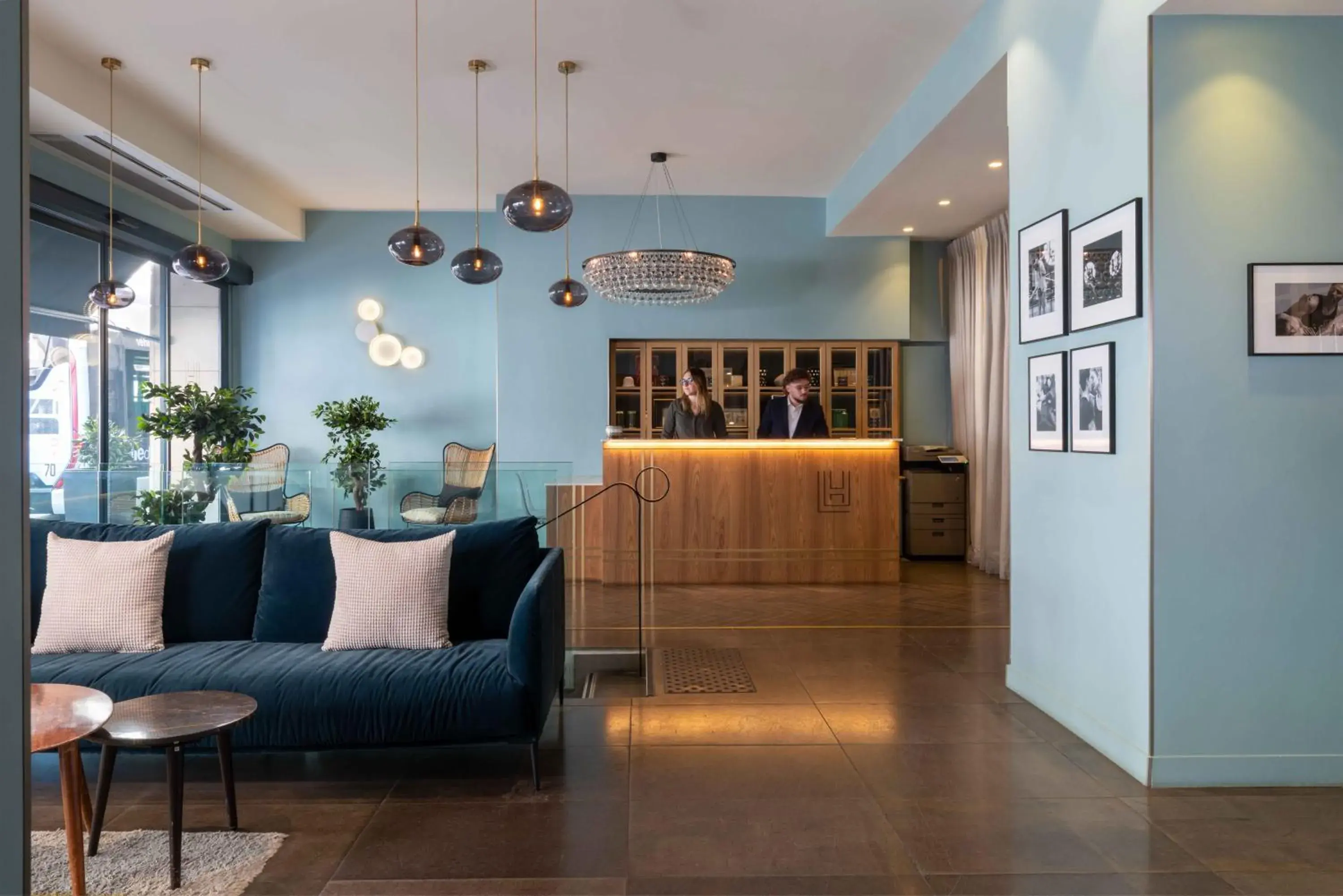 Lobby or reception in Lyric Hotel Paris Opera Lobby or reception in Lyric Hotel Paris Opera