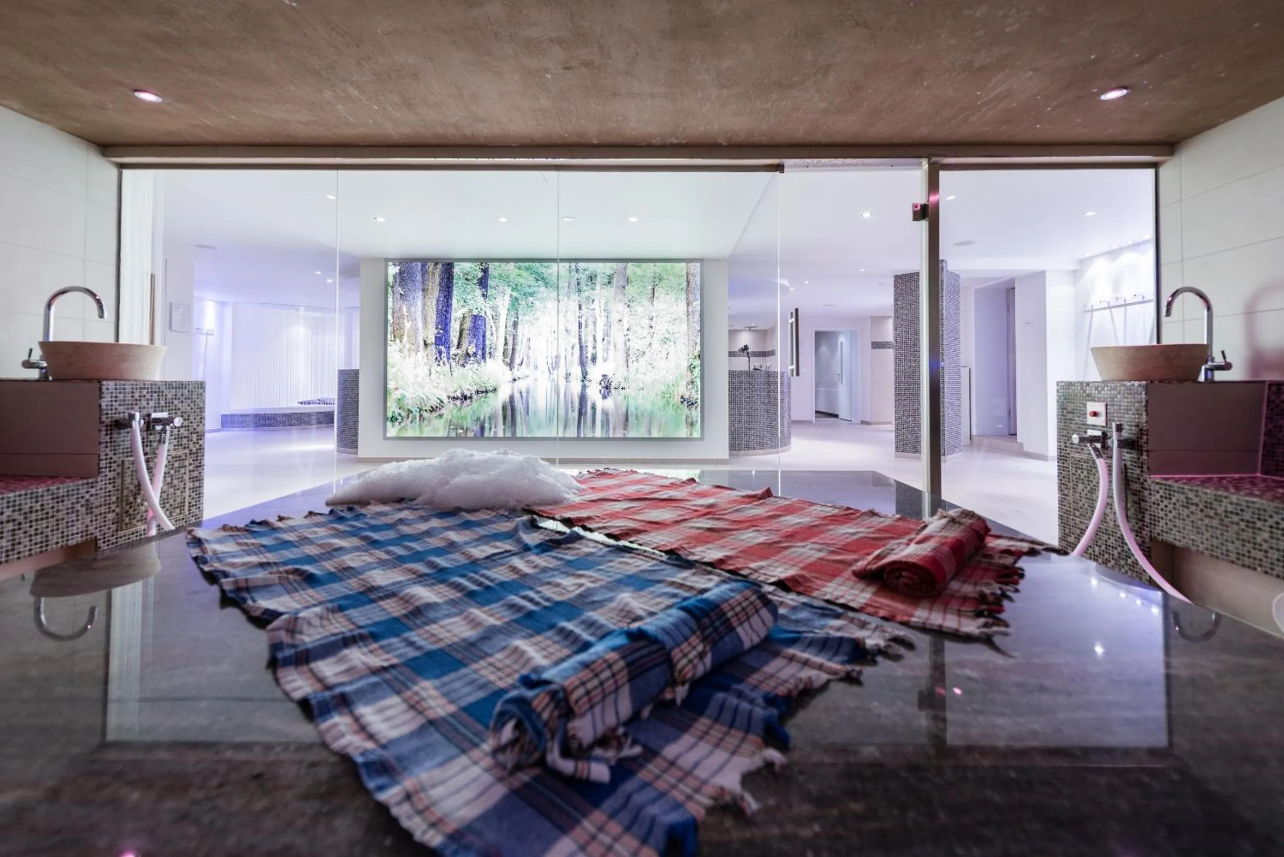 Steam room, Bed in Landhotel Burg im Spreewald - Resort & Spa