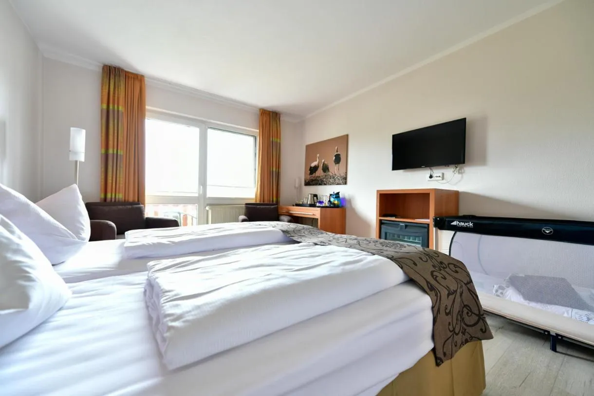 Photo of the whole room, Bed in Landhotel Burg im Spreewald - Resort & Spa