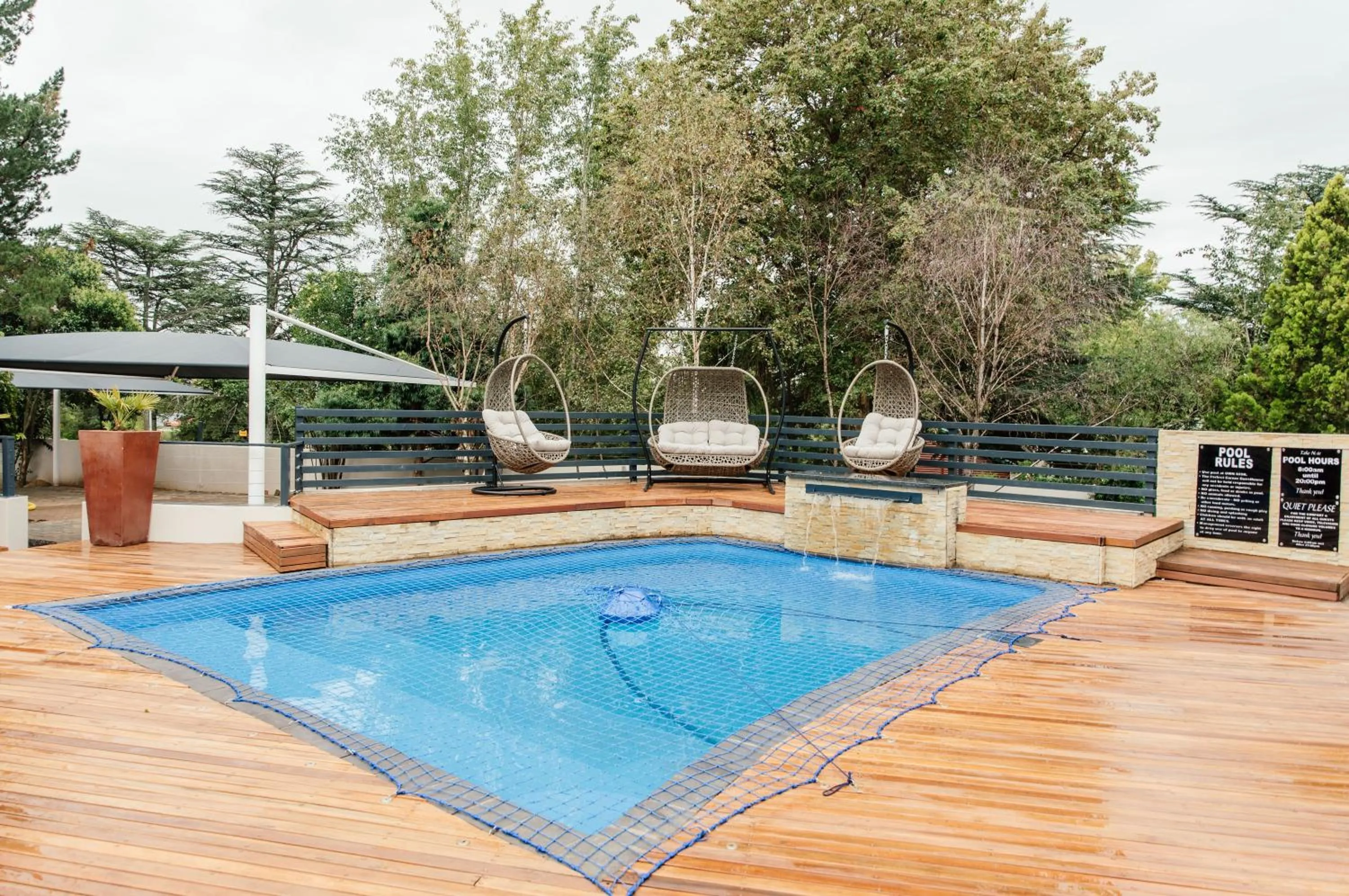 Patio in The Perfect Corner Guesthouse