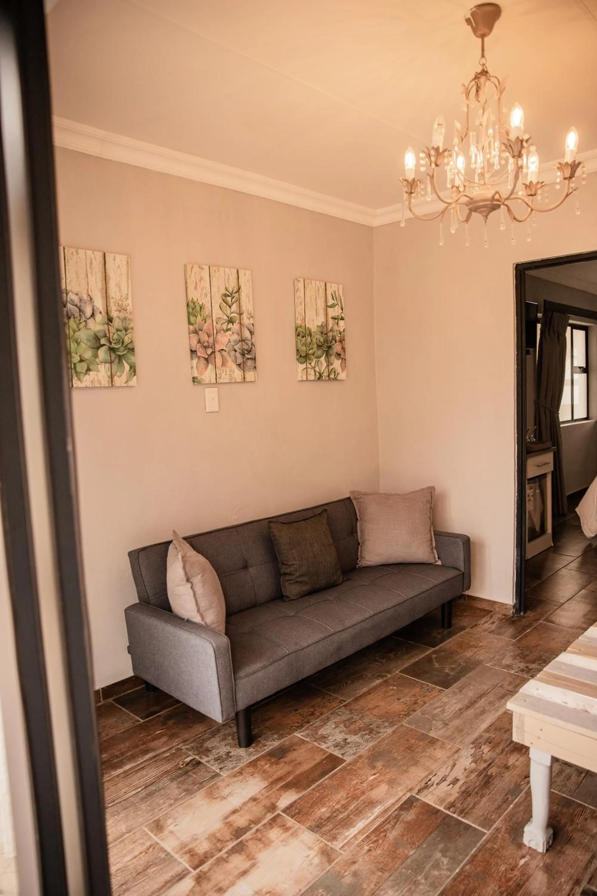 Seating area in The Perfect Corner Guesthouse