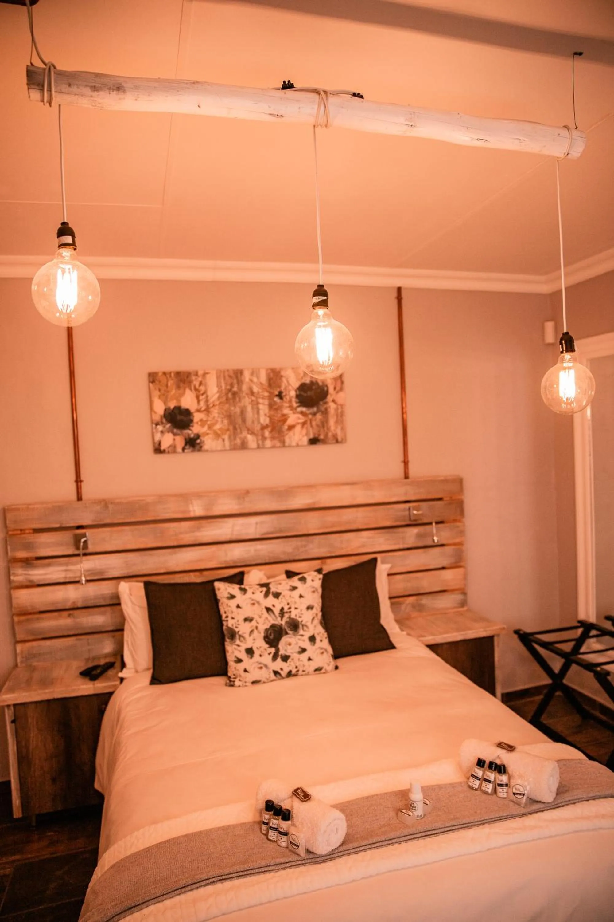 Bed in The Perfect Corner Guesthouse