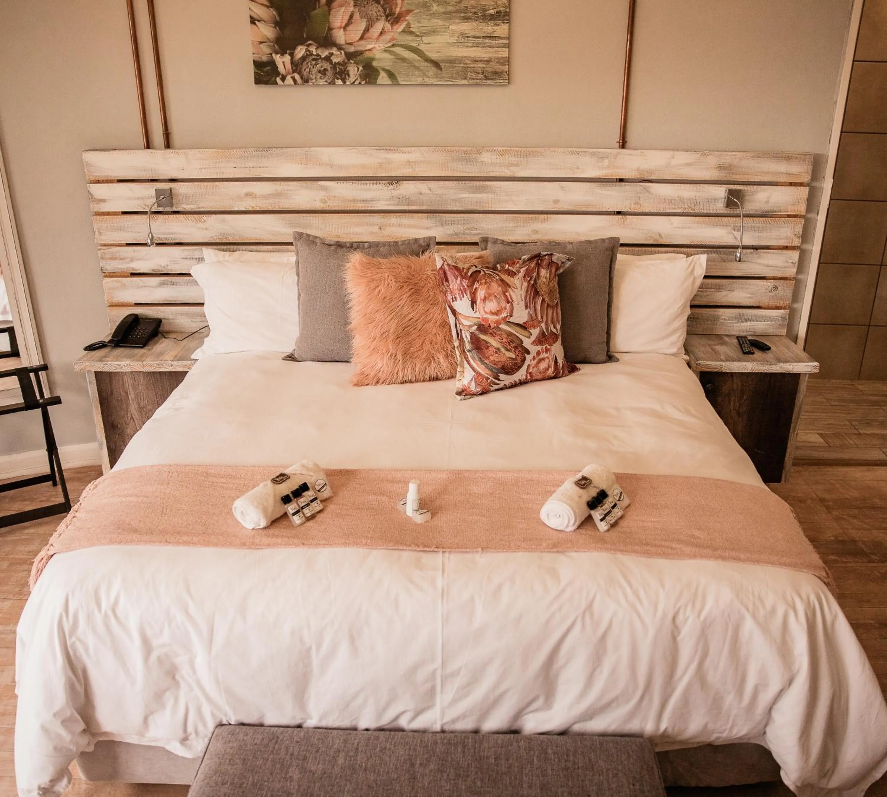 Bed in The Perfect Corner Guesthouse