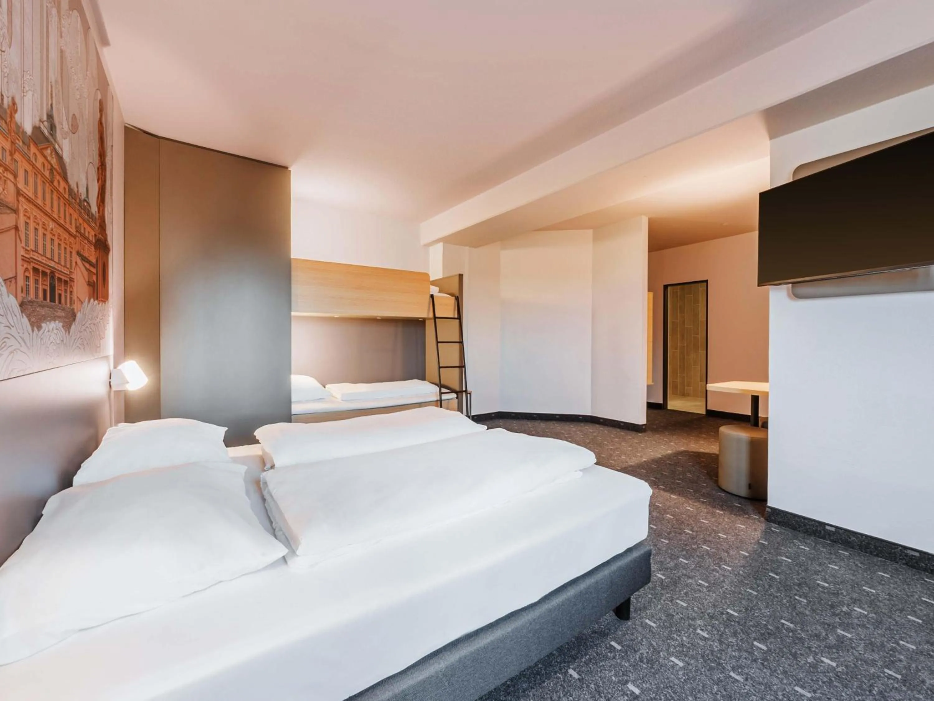 Photo of the whole room, Bed in B&B HOTEL Rastatt