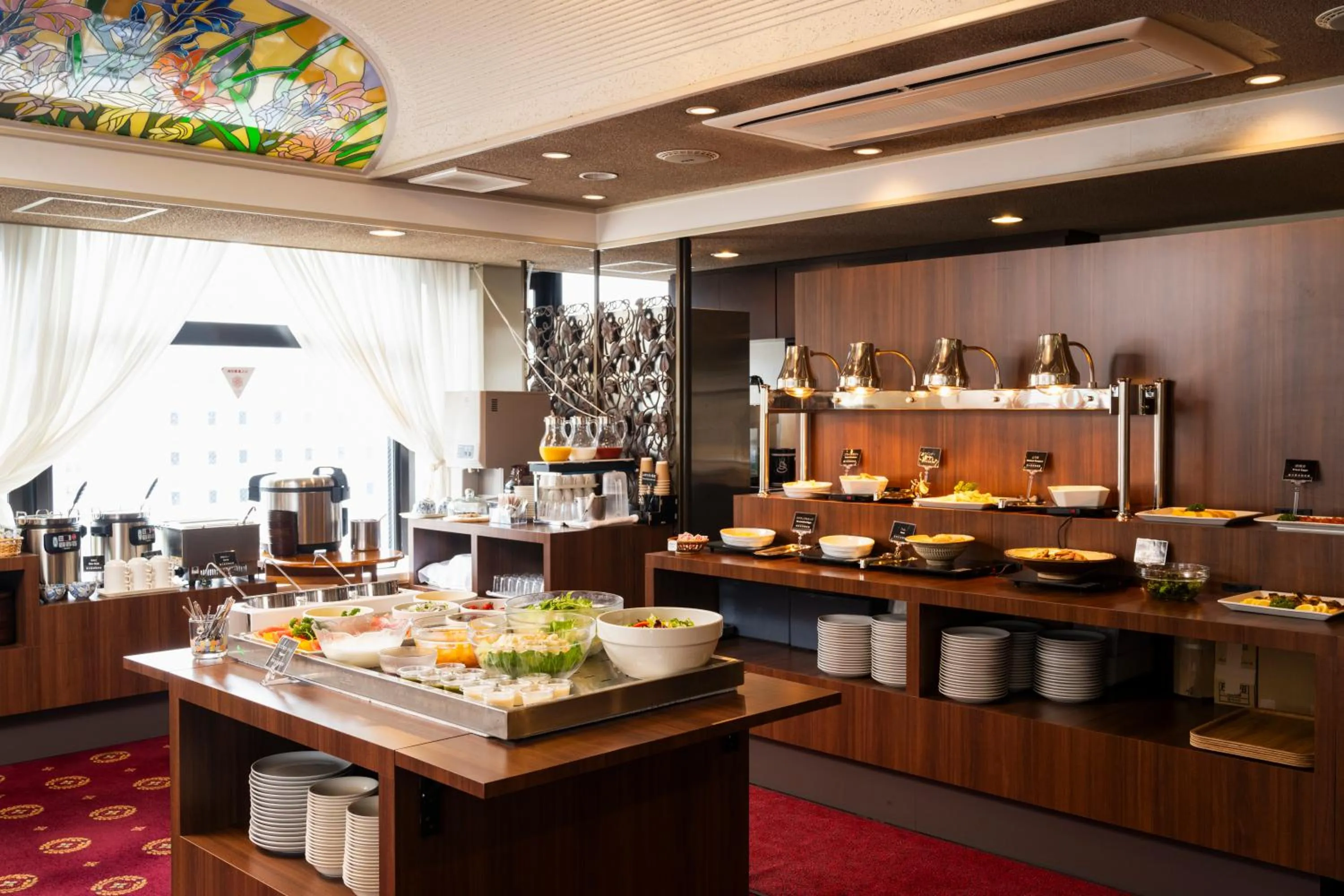 Buffet breakfast in Hotel Arthur KITAHAMA BASE