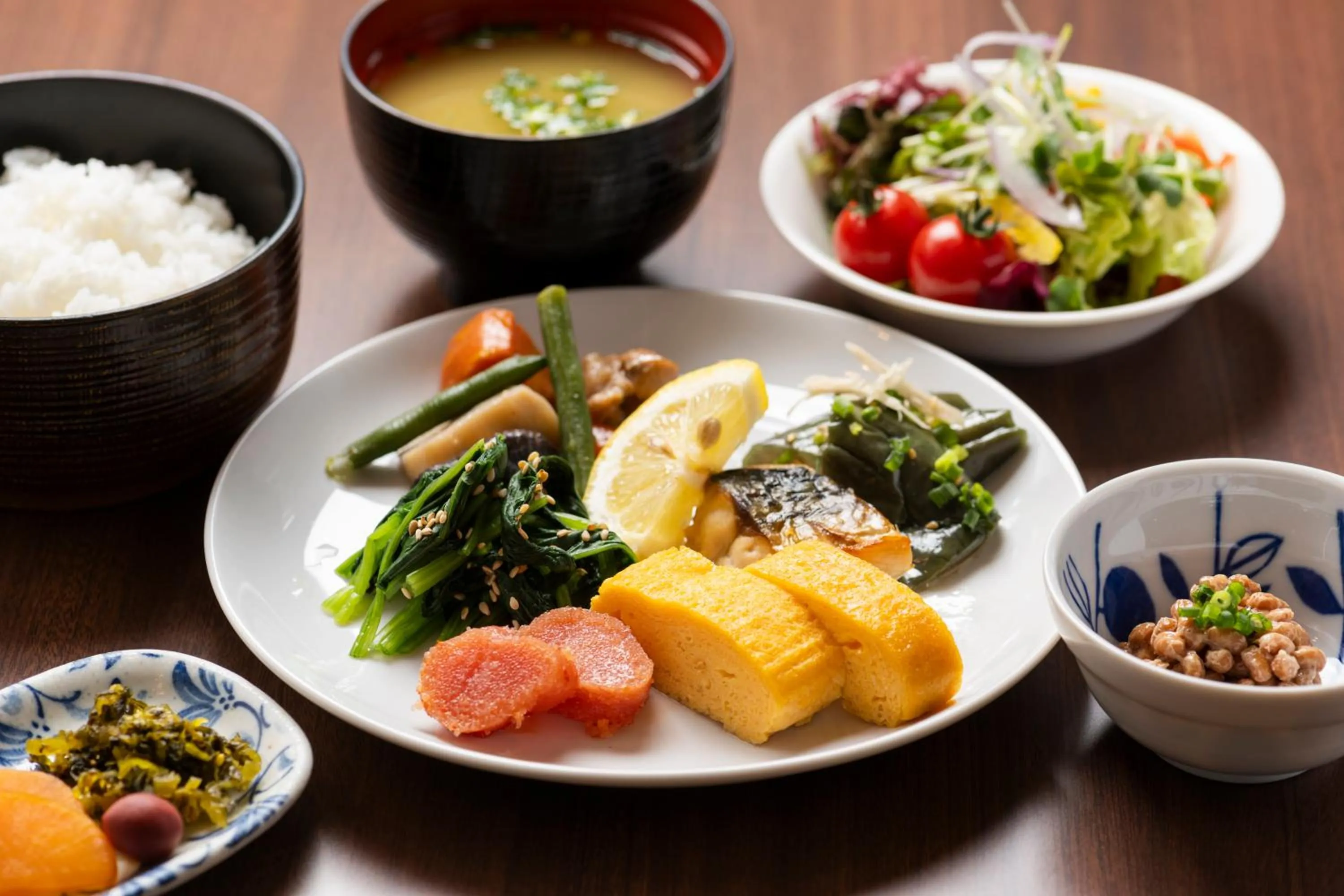 Buffet breakfast in Hotel Arthur KITAHAMA BASE