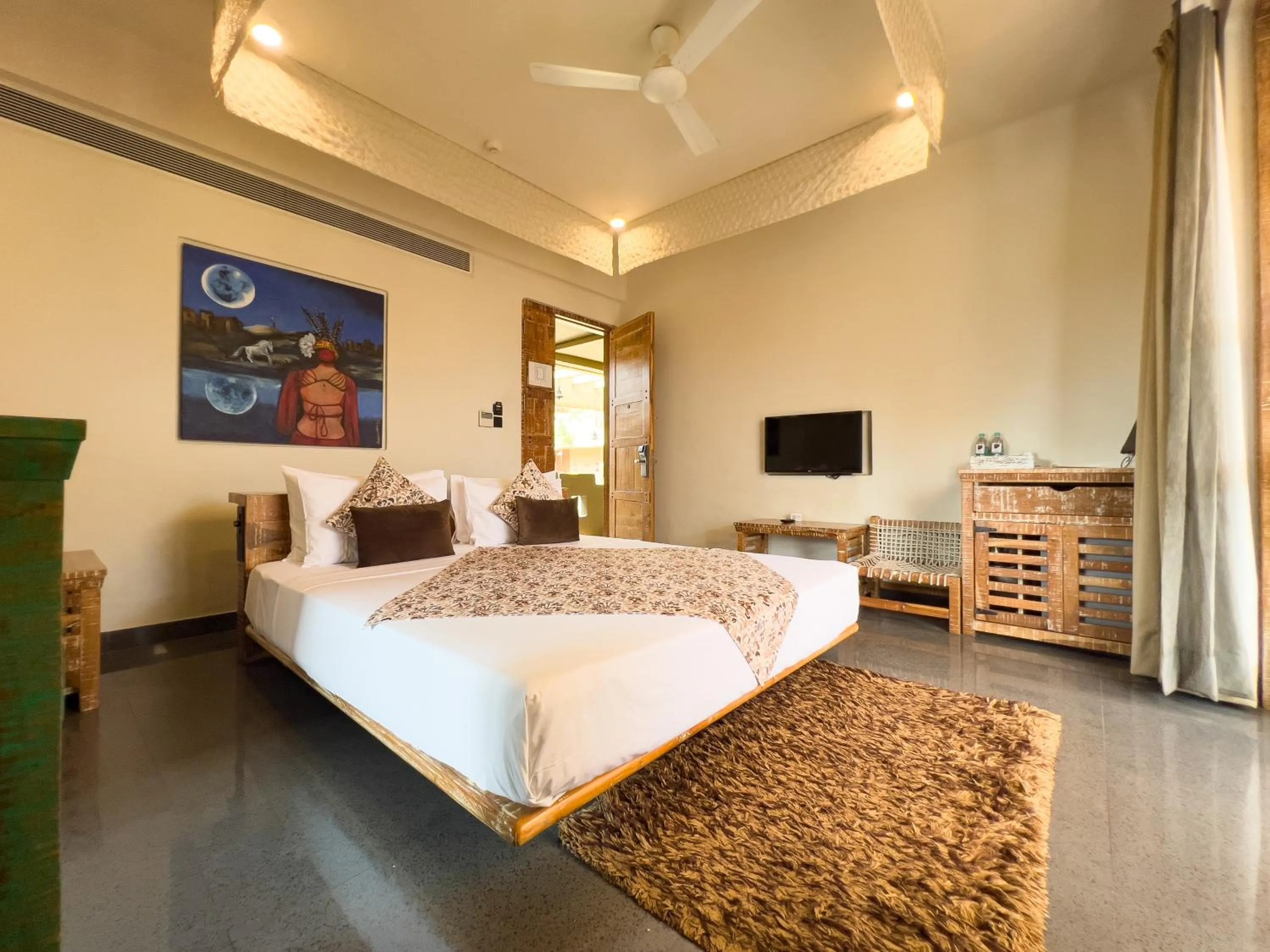 Bedroom, Bed in 3102bce - A Vedic Resort