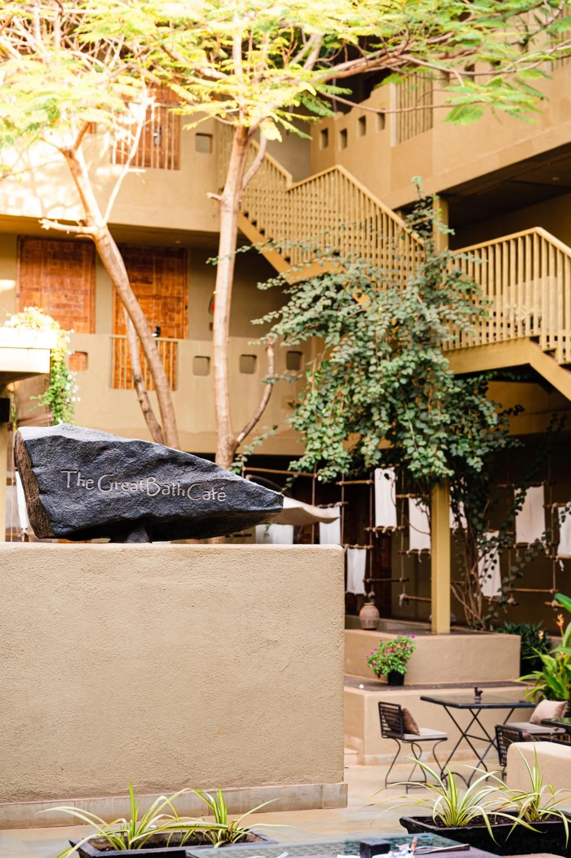 Inner courtyard view in 3102bce - A Vedic Resort