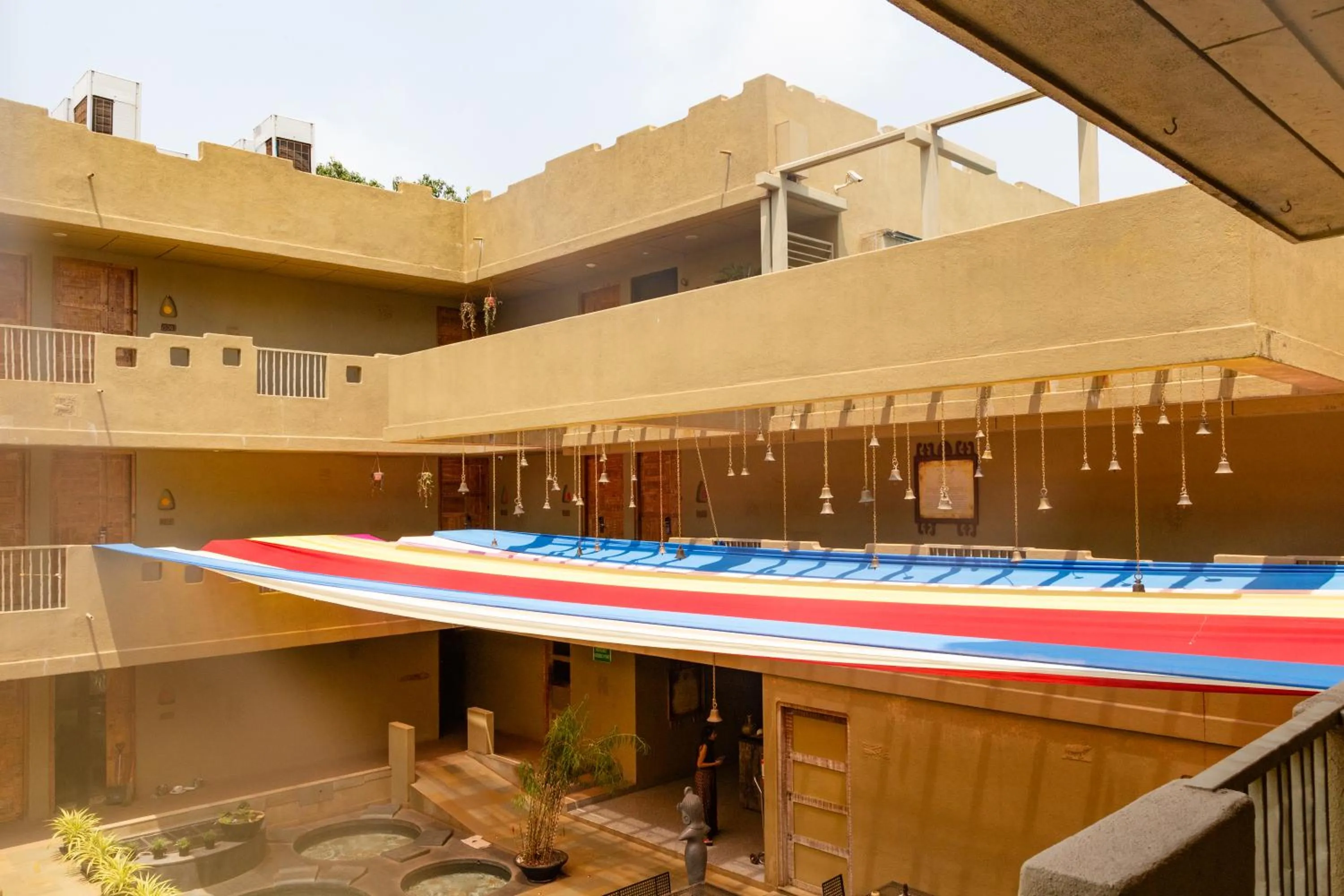 Inner courtyard view in 3102bce - A Vedic Resort