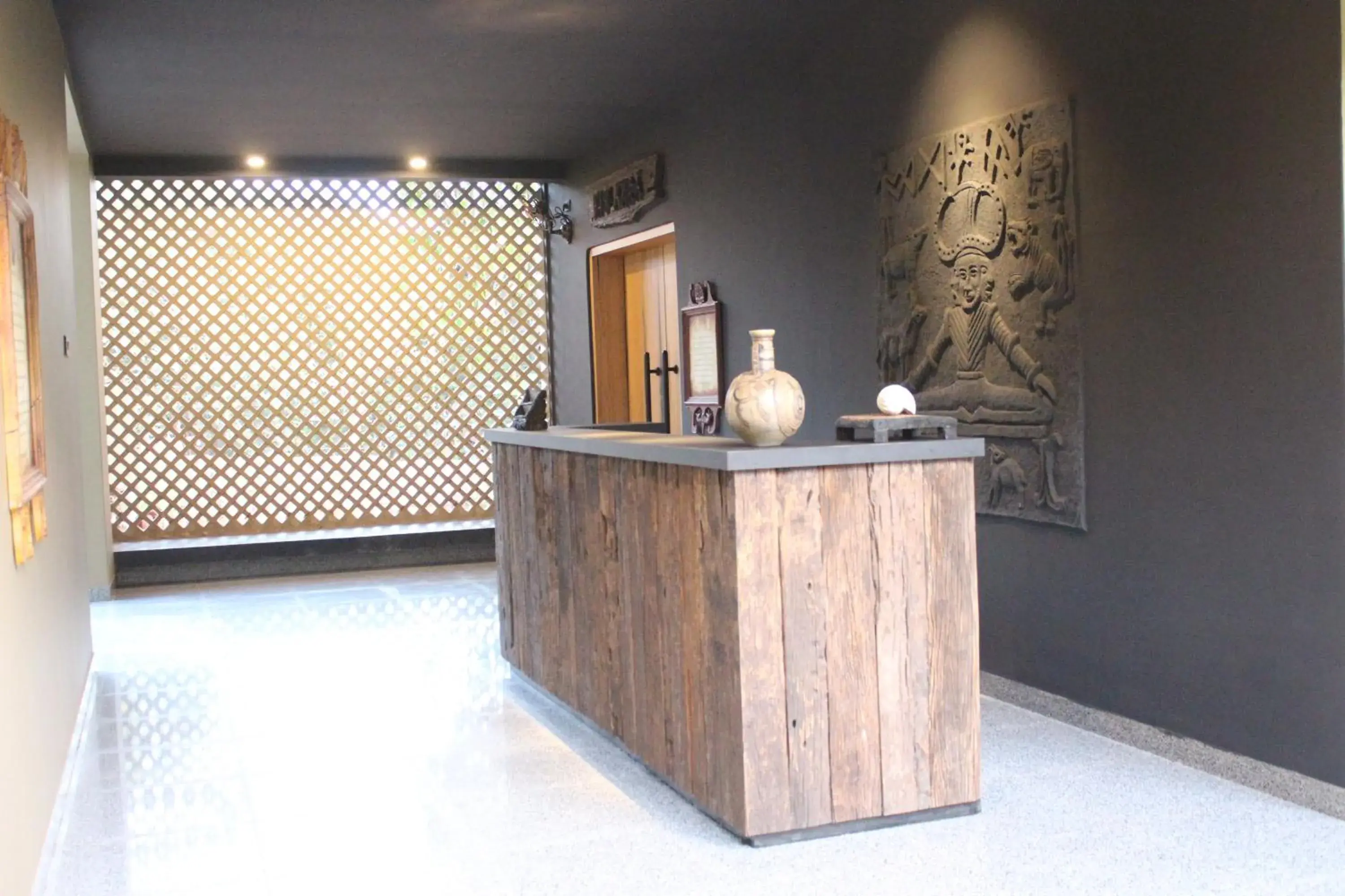 Lobby or reception in 3102bce - A Vedic Resort Lobby or reception in 3102bce - A Vedic Resort