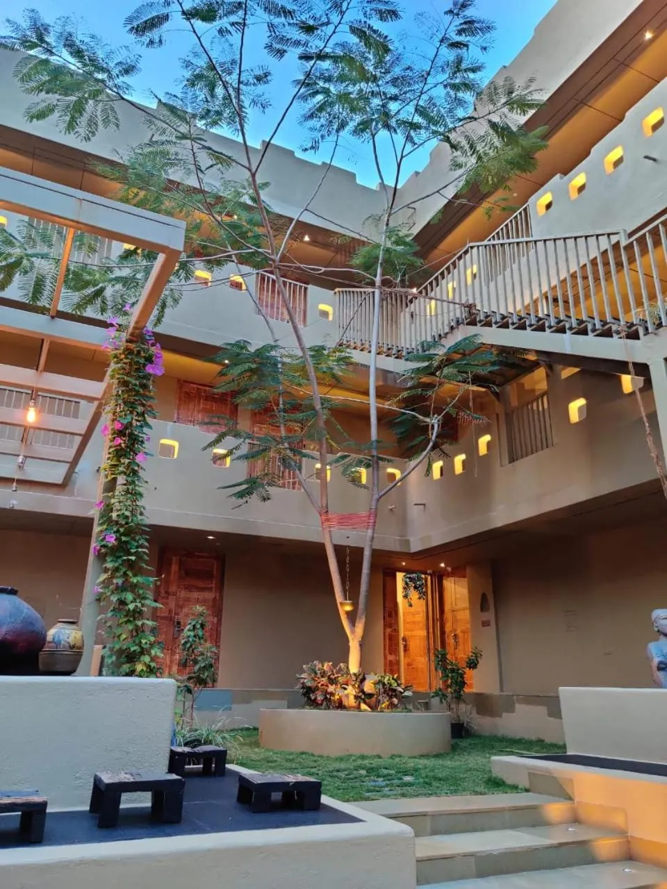 Decorative detail in 3102bce - A Vedic Resort