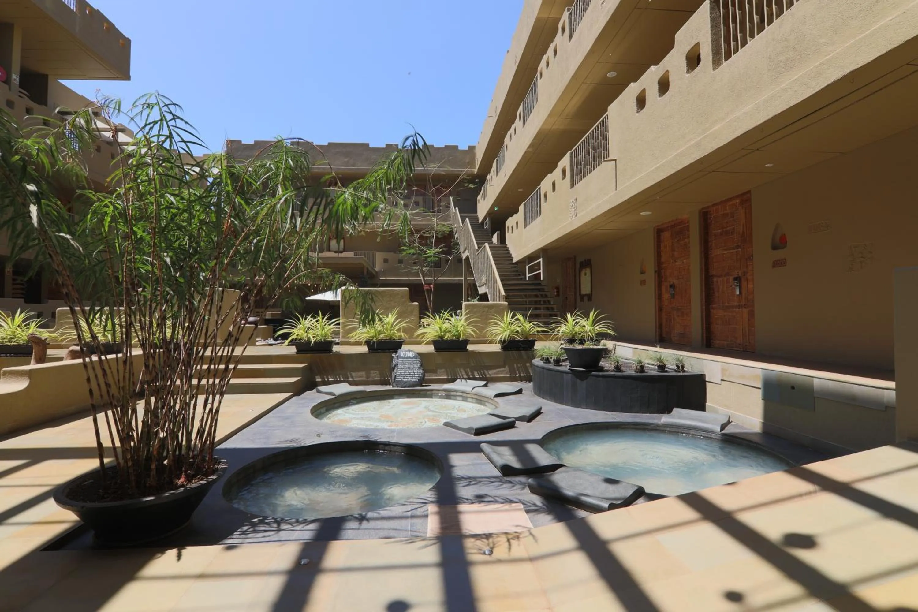 Inner courtyard view in 3102bce - A Vedic Resort