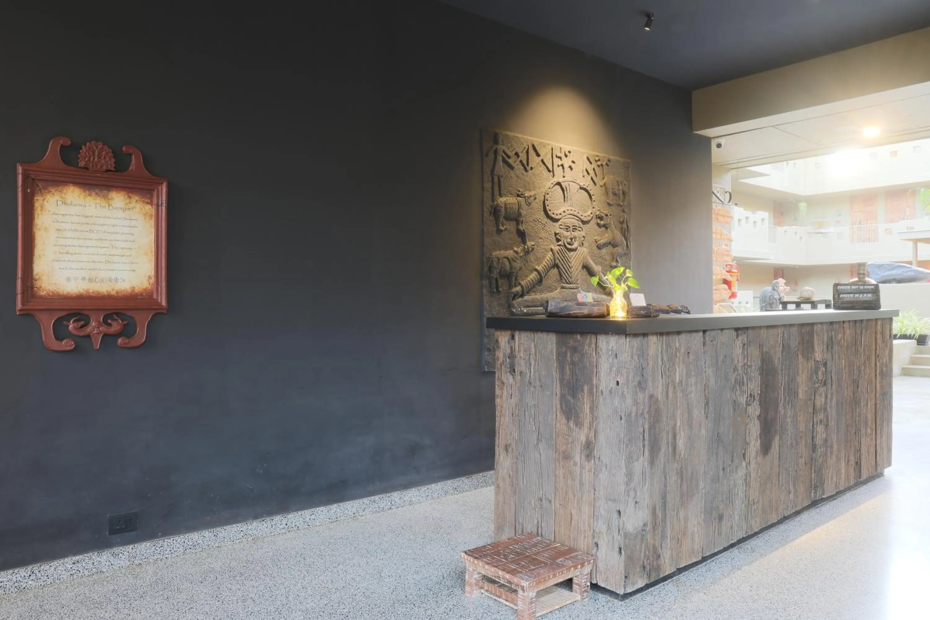 Lobby or reception in 3102bce - A Vedic Resort