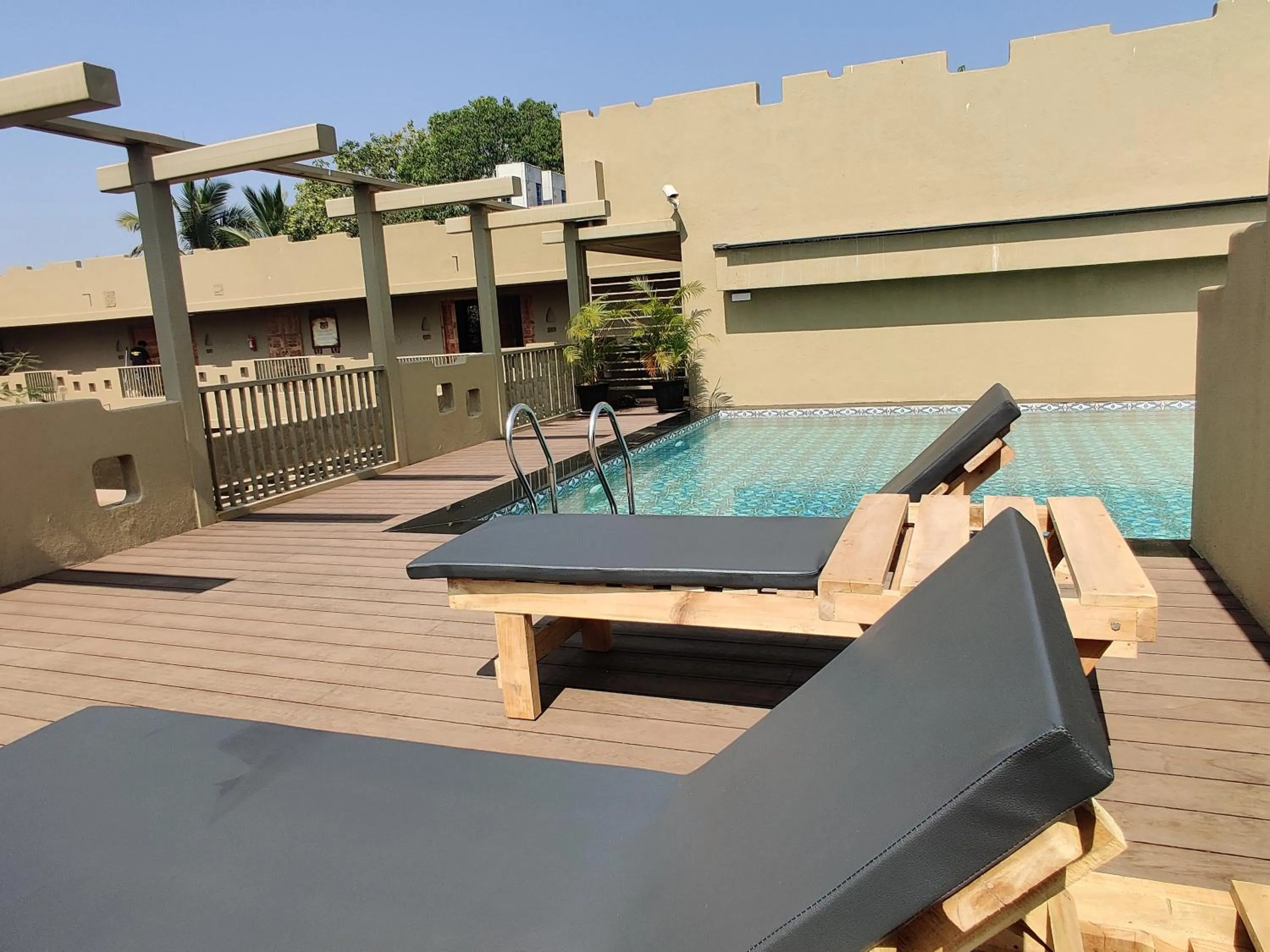 Pool view in 3102bce - A Vedic Resort