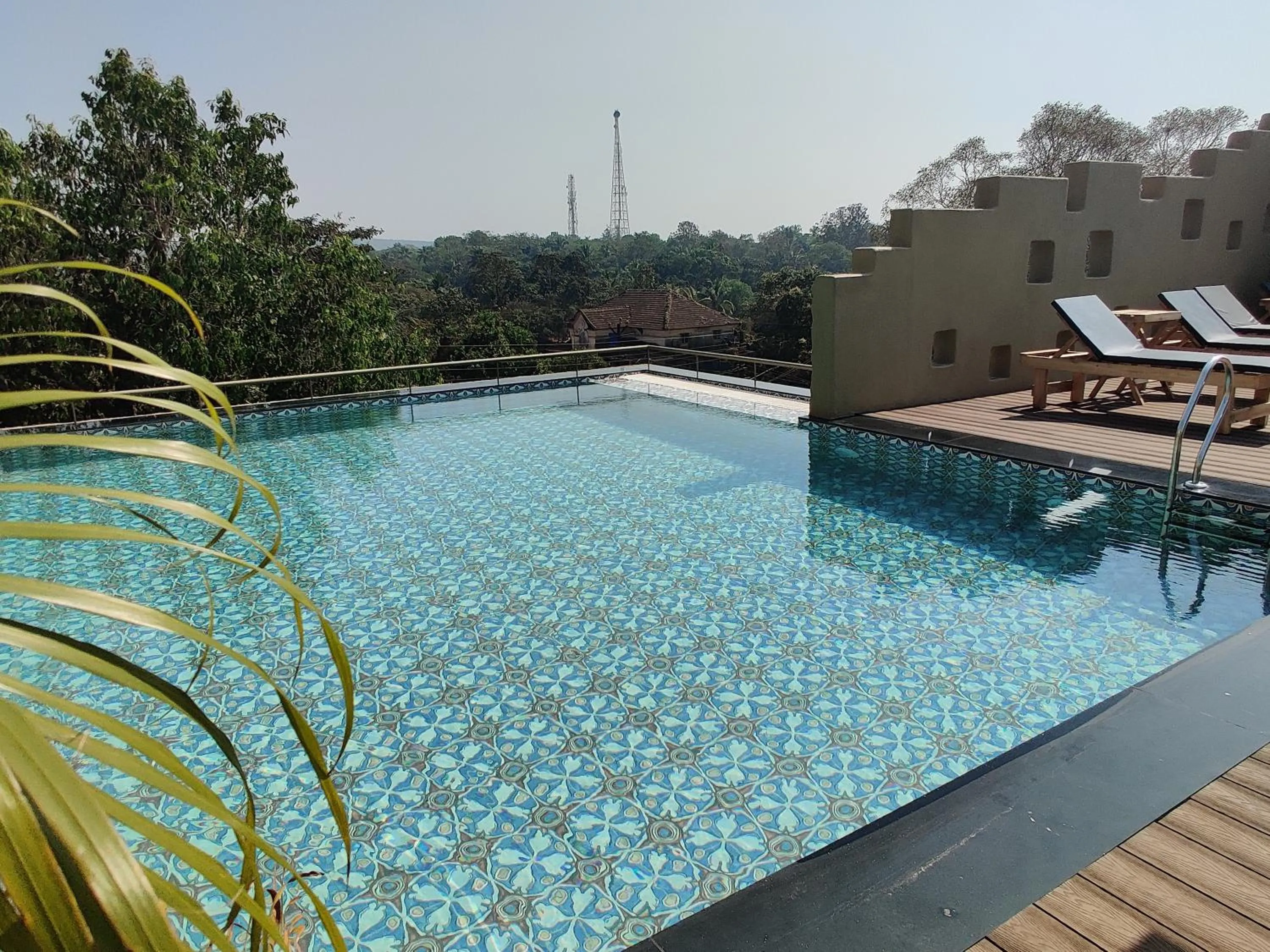 Pool view in 3102bce - A Vedic Resort
