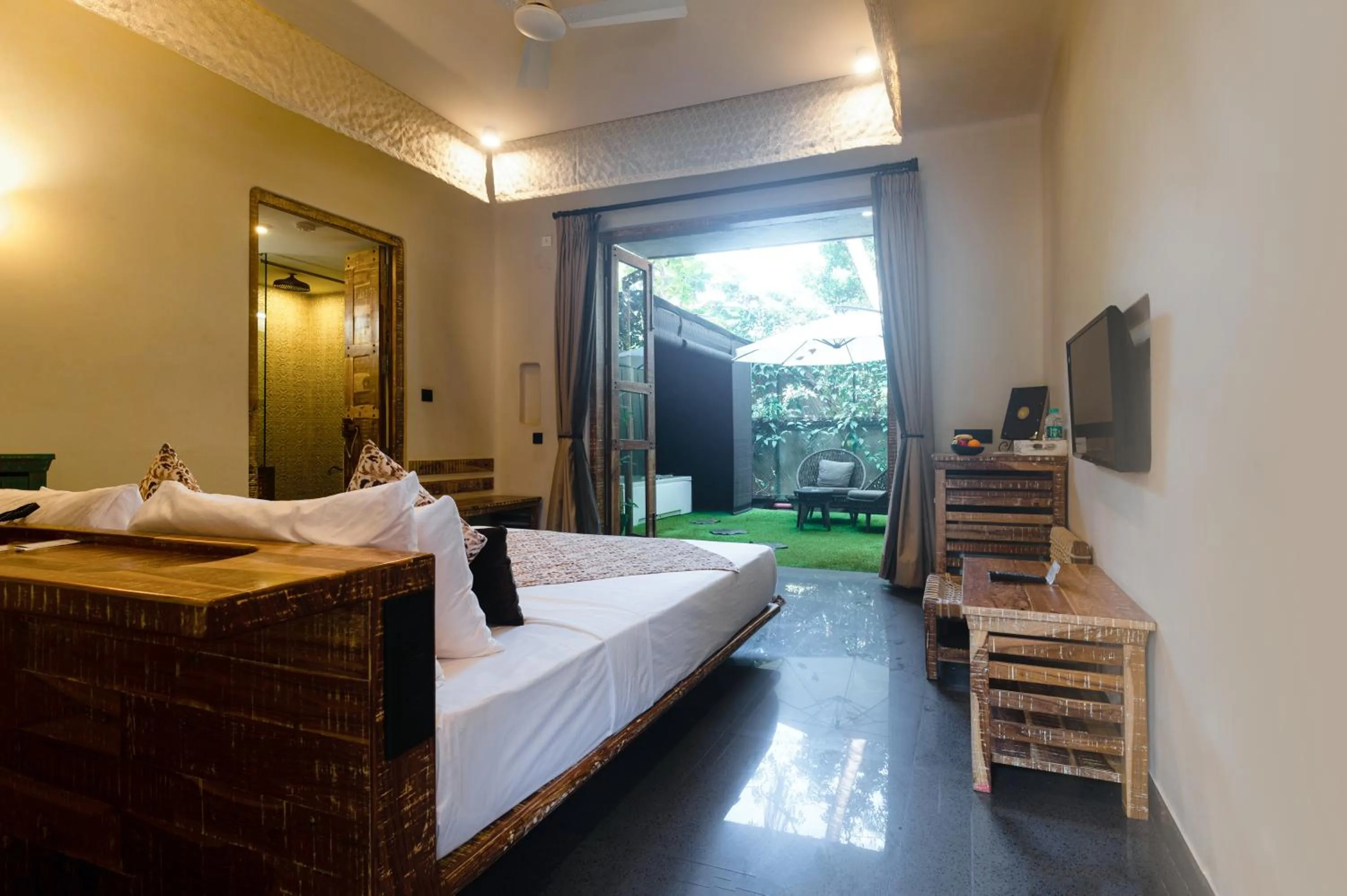 Bedroom, Bed in 3102bce - A Vedic Resort