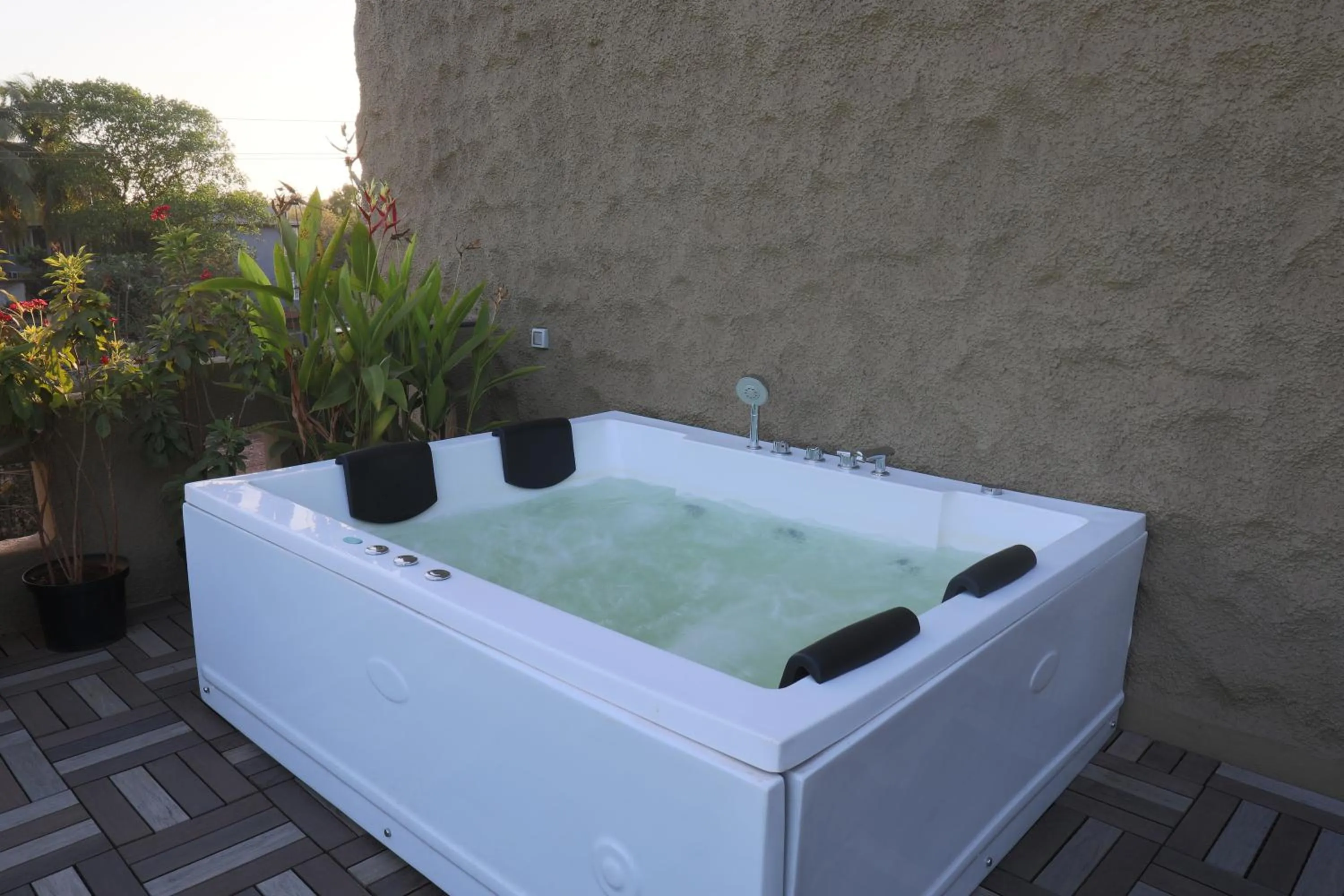 Open Air Bath in 3102bce - A Vedic Resort