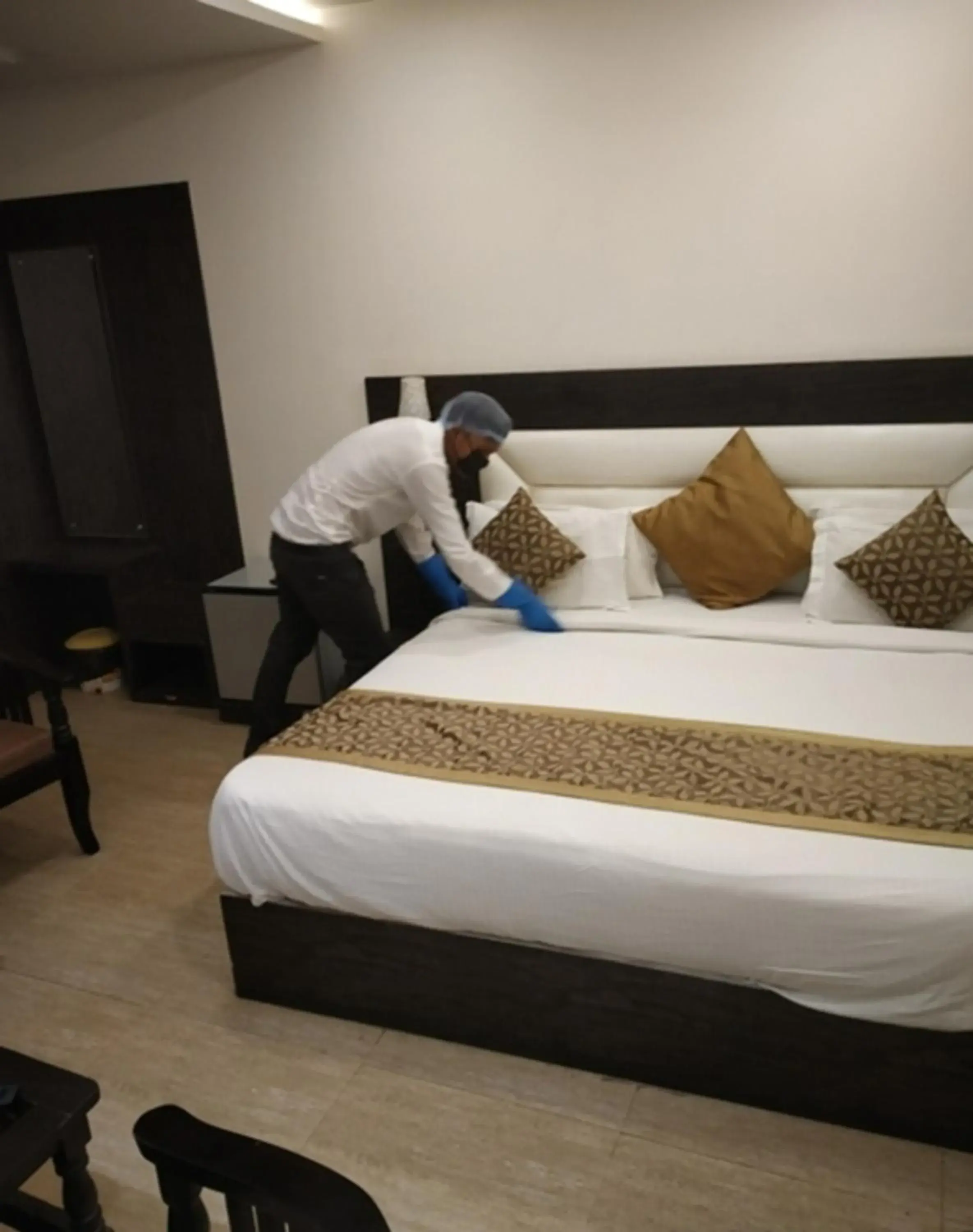 Bed in HOTEL VINAYAK Bed in HOTEL VINAYAK