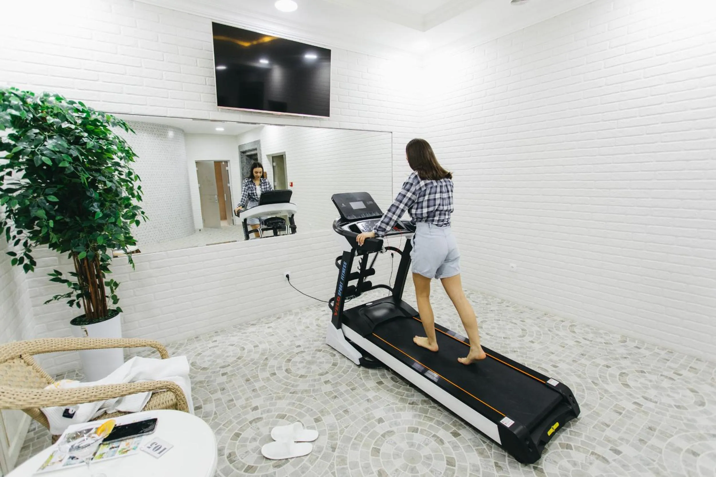 Fitness centre/facilities in Royal Hotel Samarkand