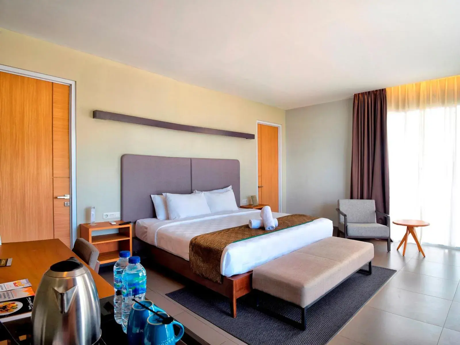 Bed in The Balcone Suites & Resort Bed in The Balcone Suites & Resort