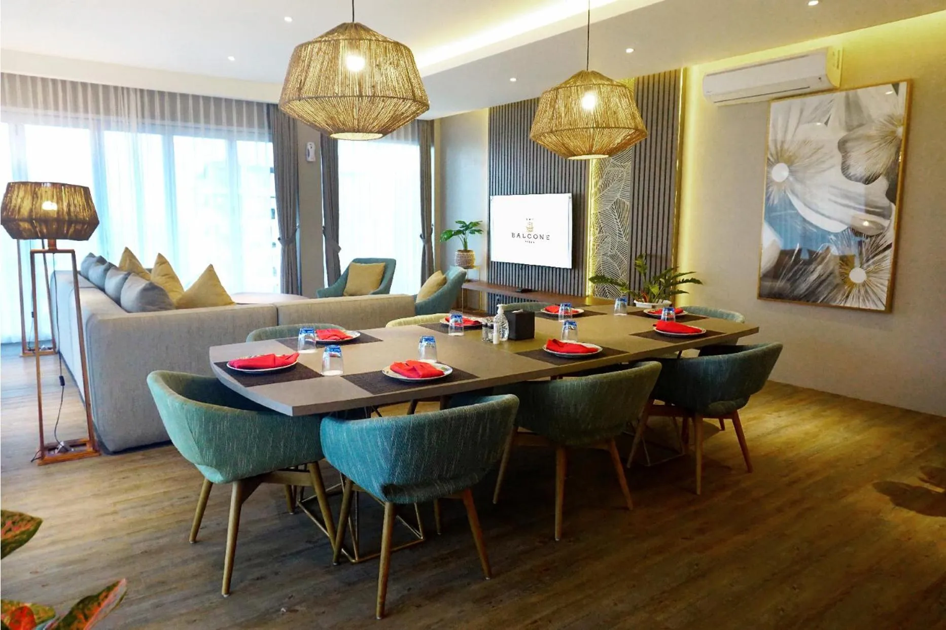 Living room in The Balcone Suites & Resort