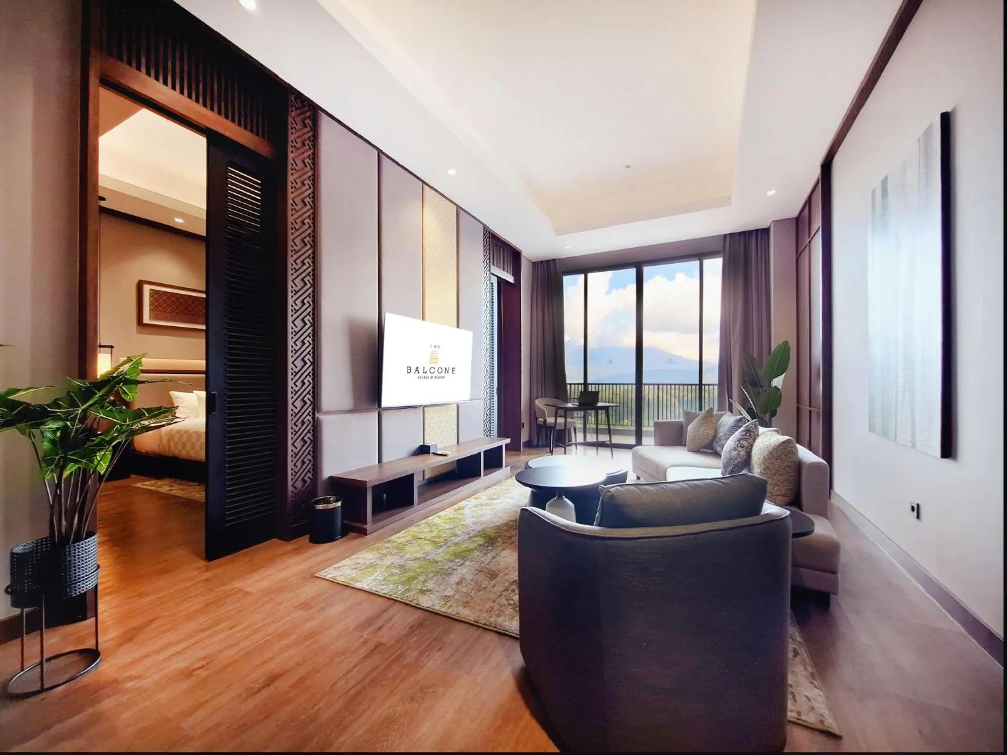 Living room in The Balcone Suites & Resort