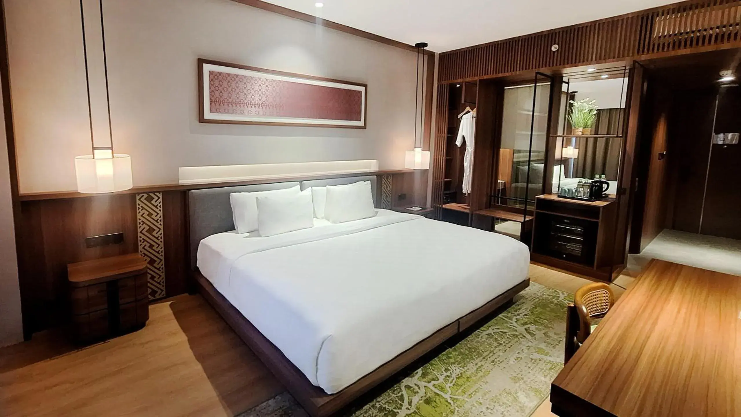 Bed in The Balcone Suites & Resort Bed in The Balcone Suites & Resort