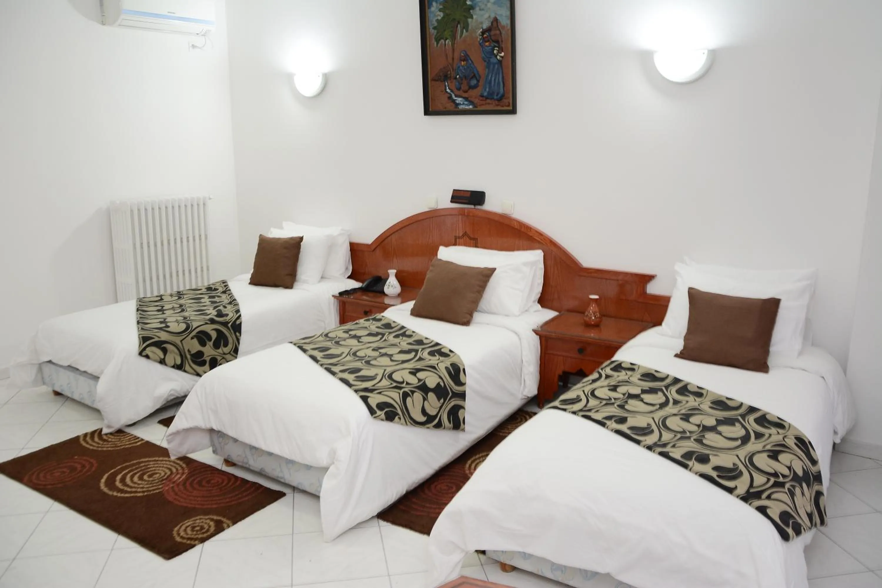 Bed in Hotel Bouregreg