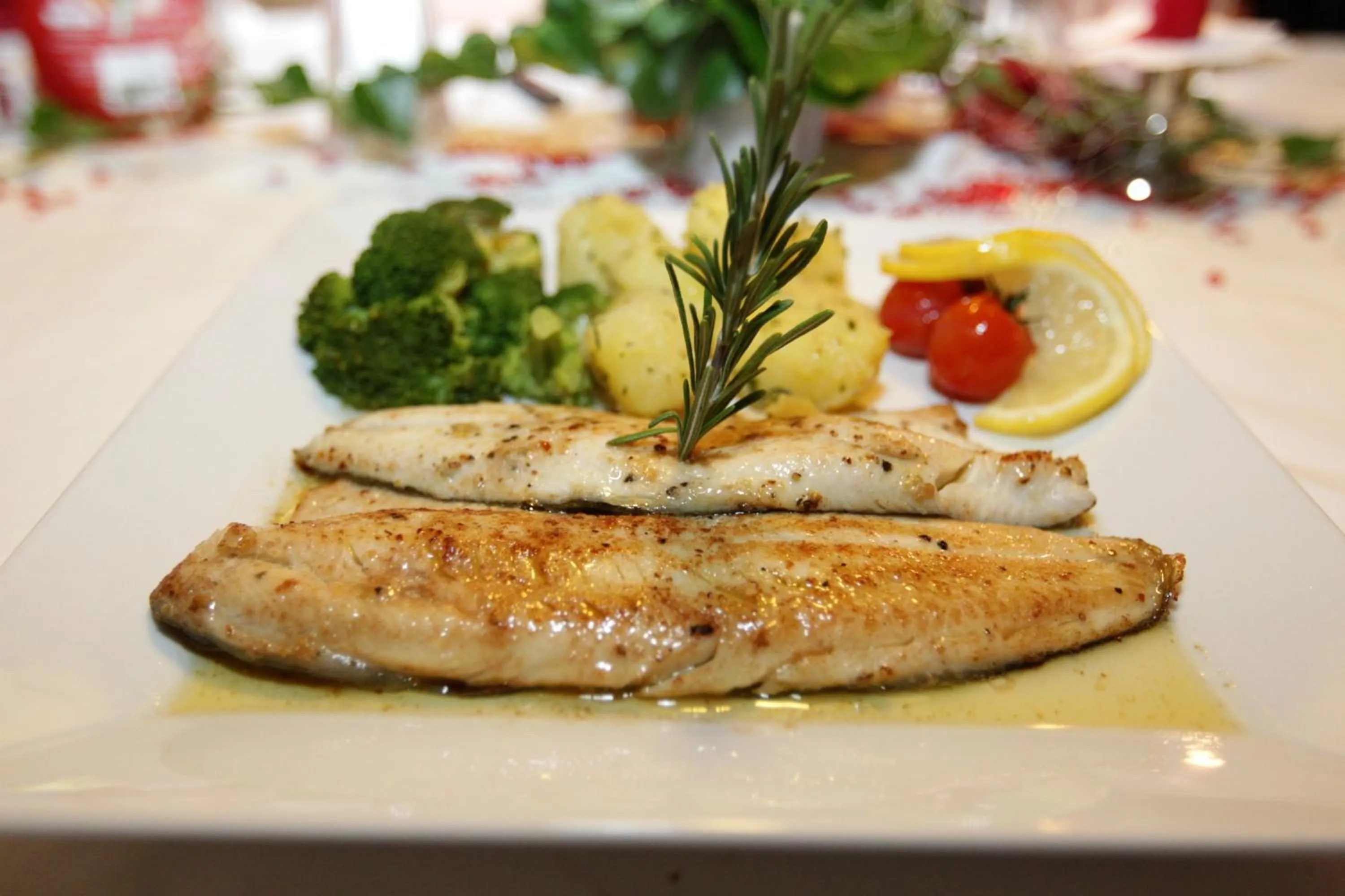 Food close-up in Gasthof Goldener Fisch