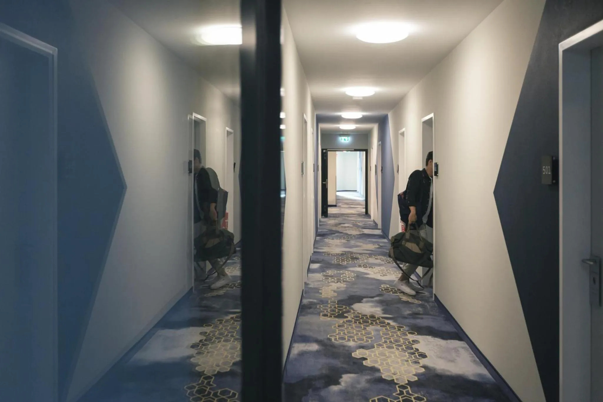 Decorative detail in Holiday Inn - the niu, Kettle Stuttgart Vaihingen by IHG