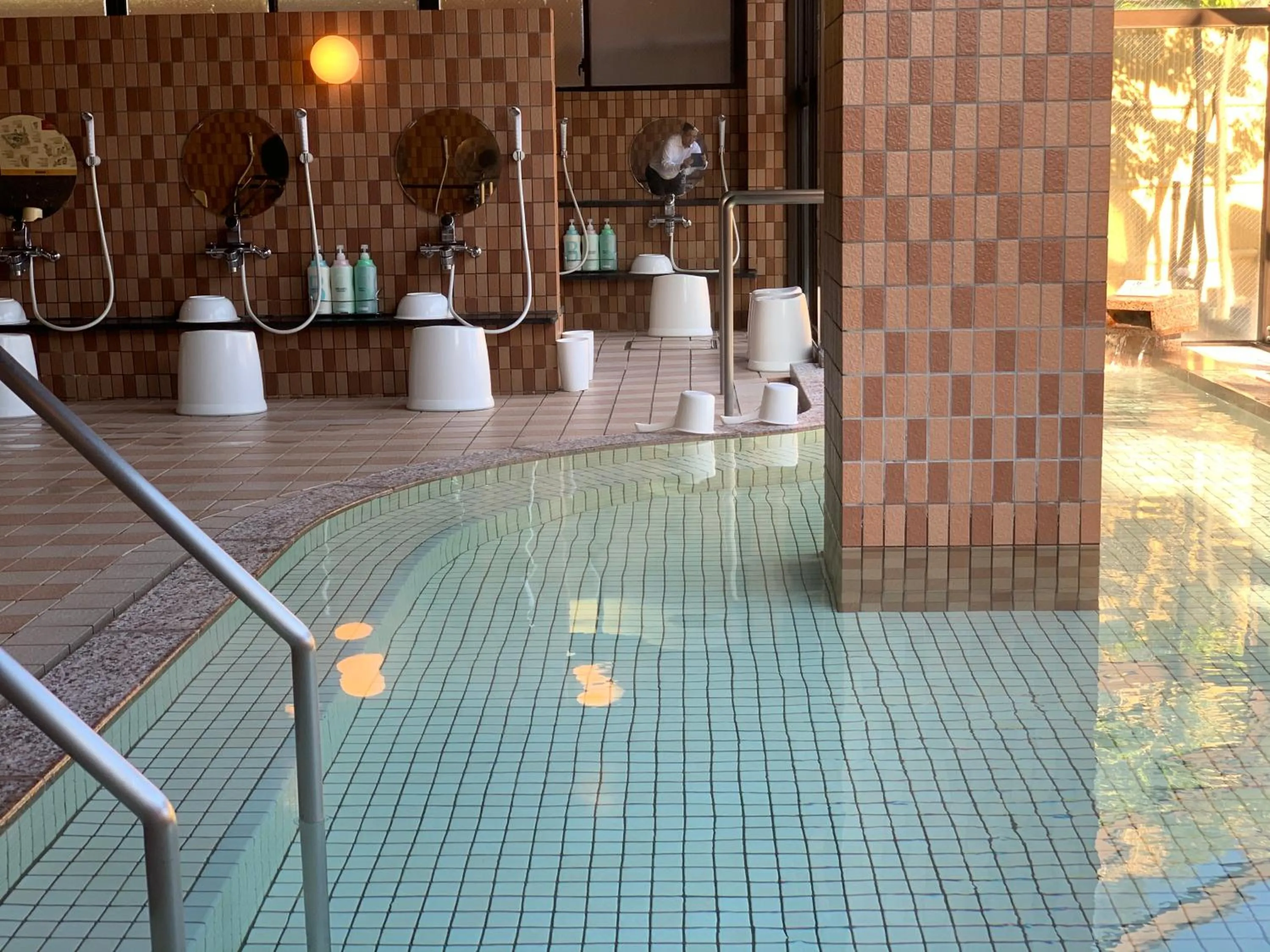 Public Bath in Ikeda Onsen Ryokan Tachikawa