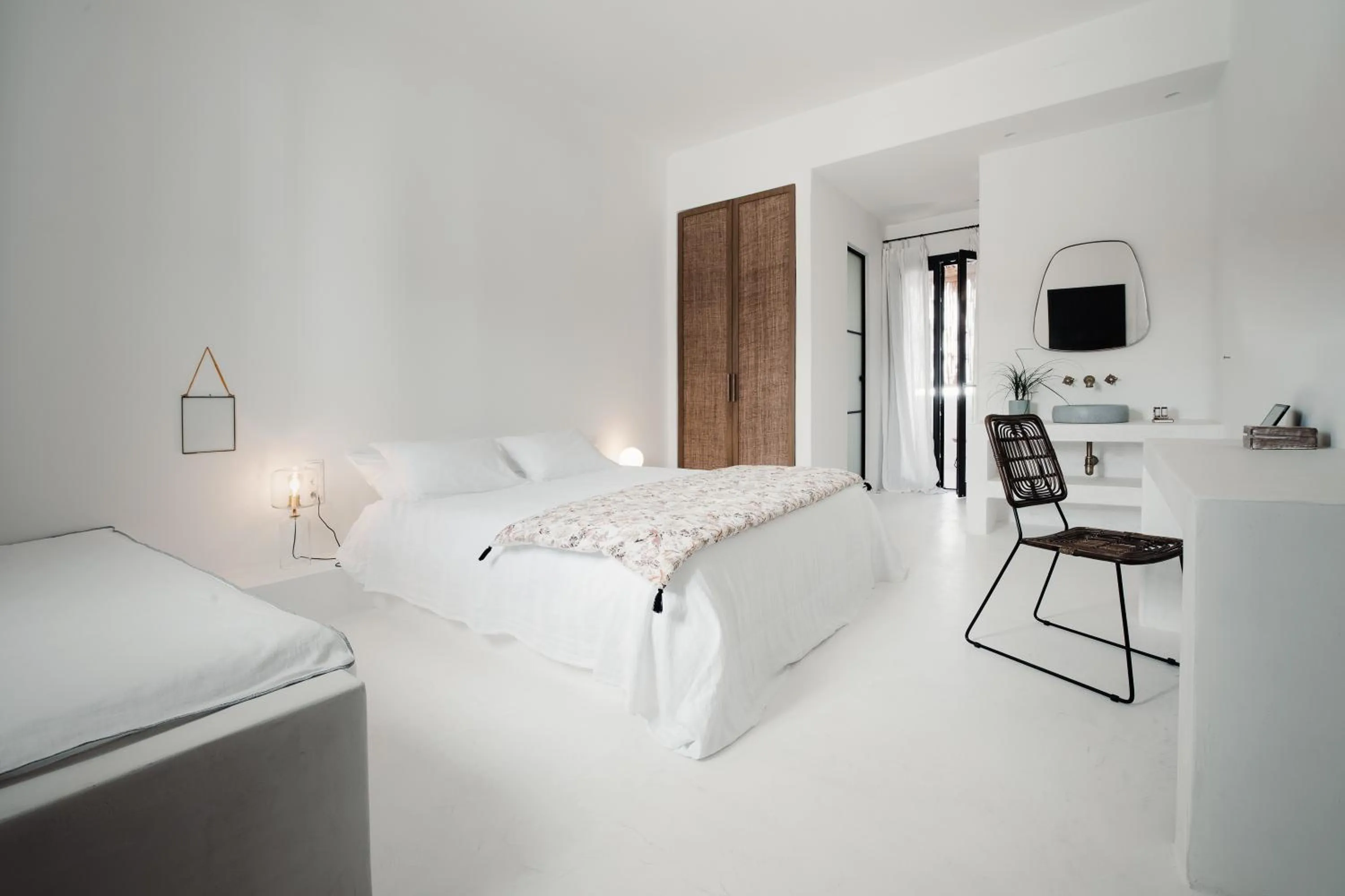 Photo of the whole room, Bed in Koukoumi Vegan Boutique Hotel