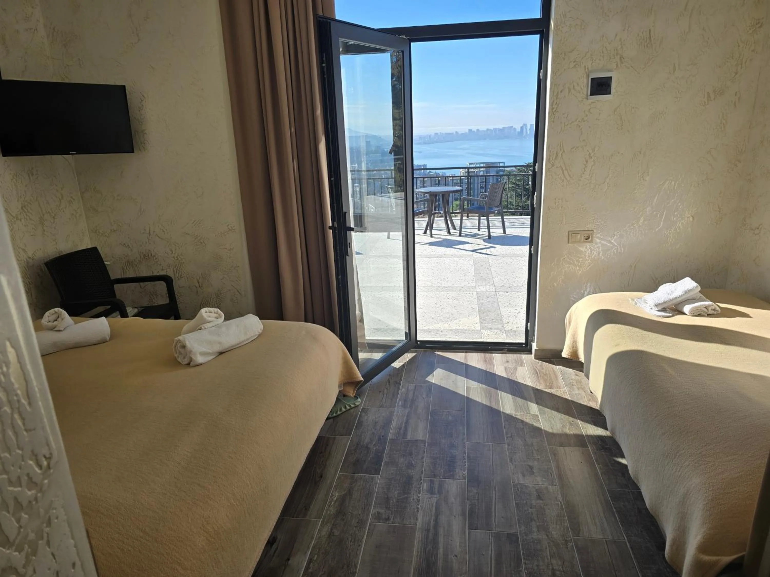 Bed in Green Cape Tower