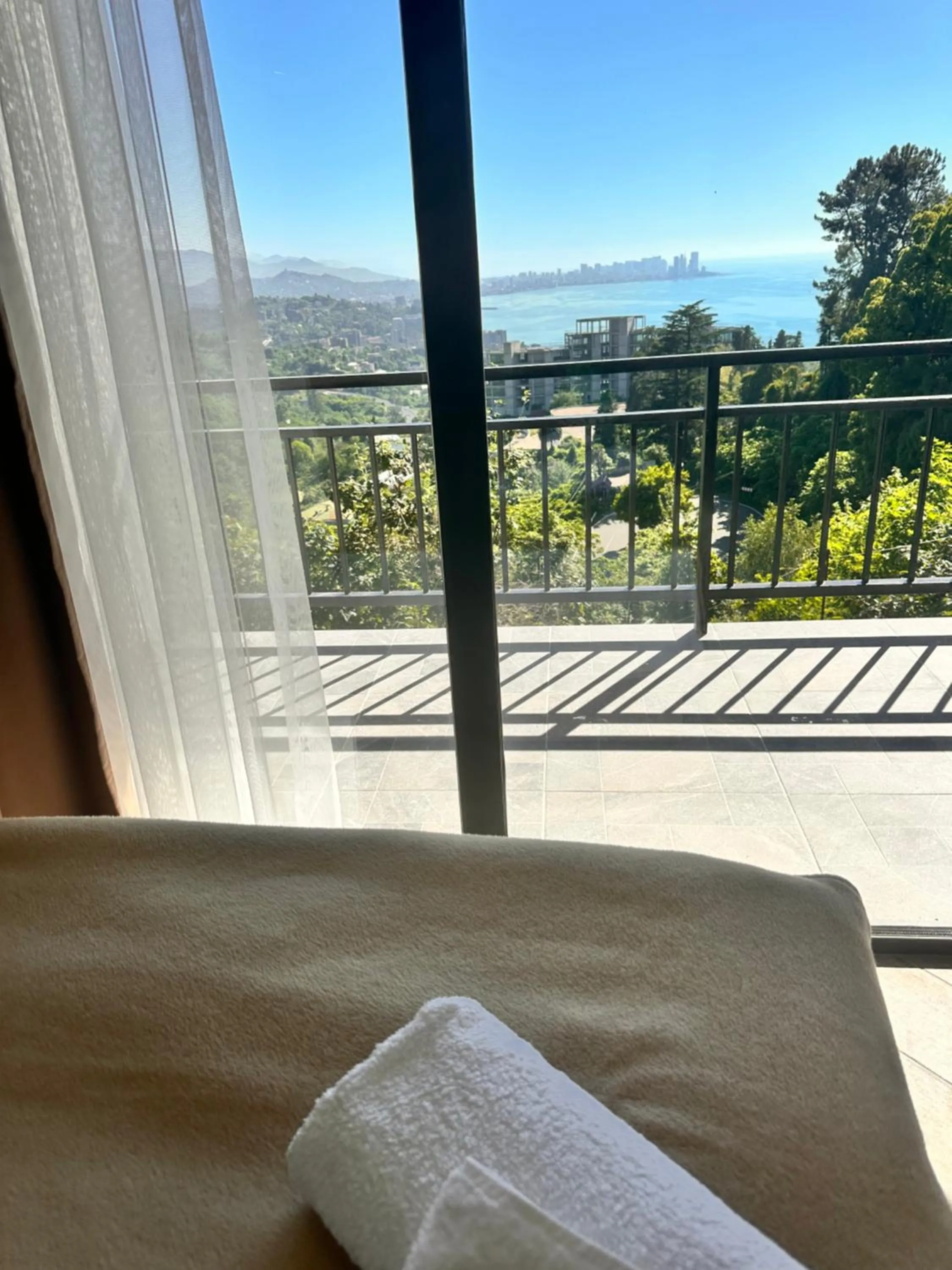 View (from property/room), Bed in Green Cape Tower