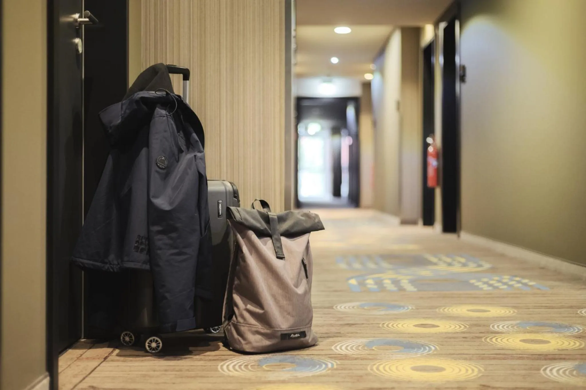 Decorative detail in Holiday Inn - the niu, Brass Munich Olympiapark by IHG