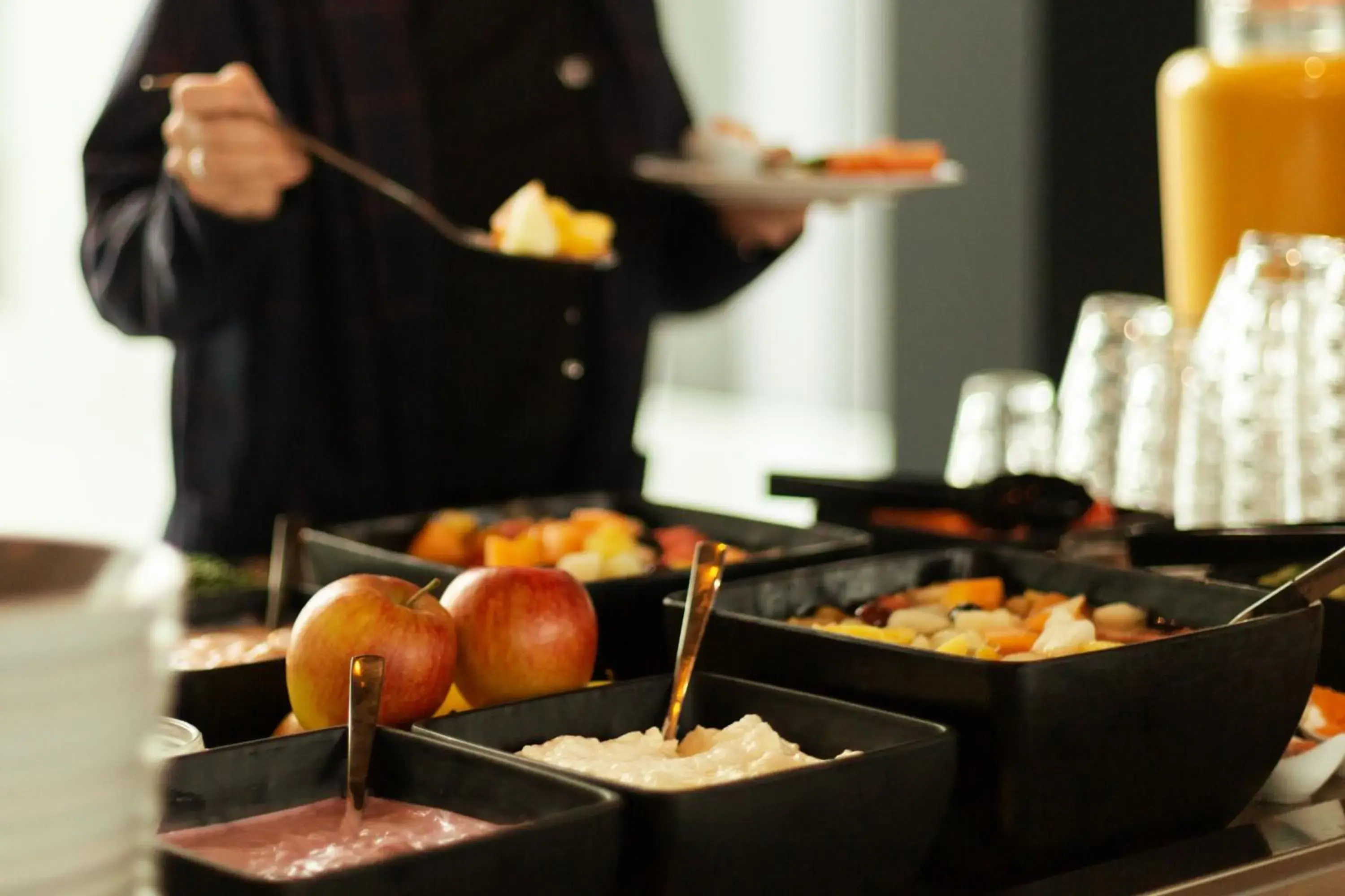 Continental breakfast in Holiday Inn - the niu Tab Dusseldorf Main Station by IHG Continental breakfast in Holiday Inn - the niu Tab Dusseldorf Main Station by IHG