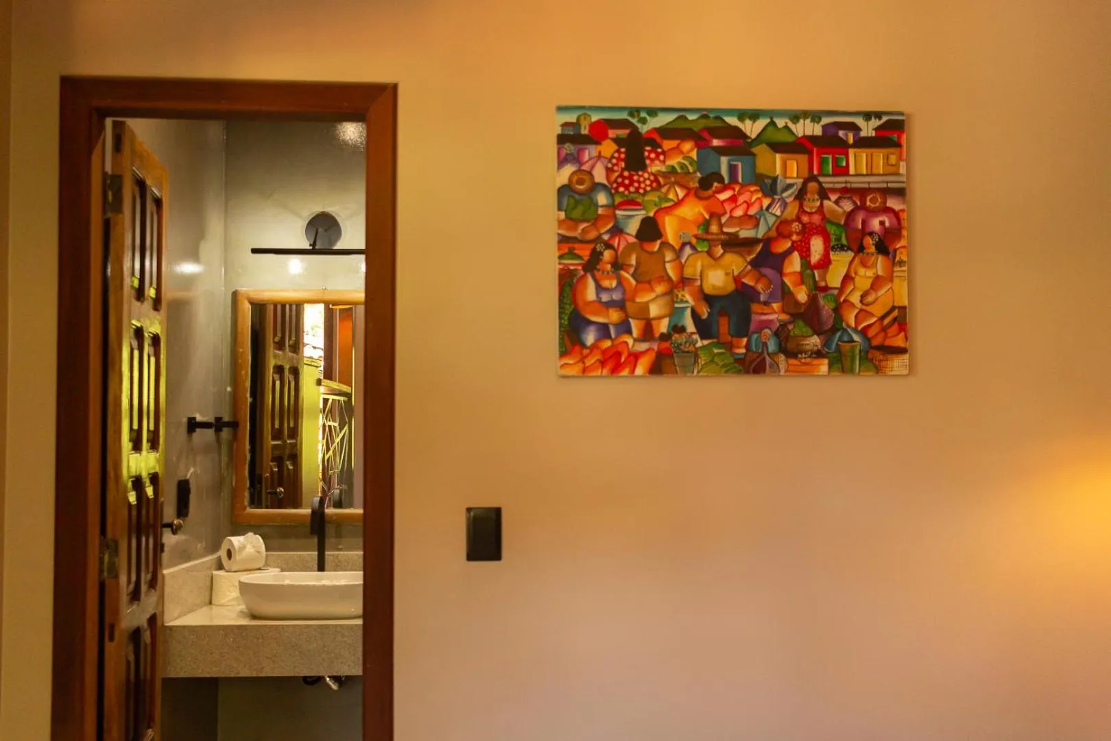 Bathroom in Pousada Aquarela