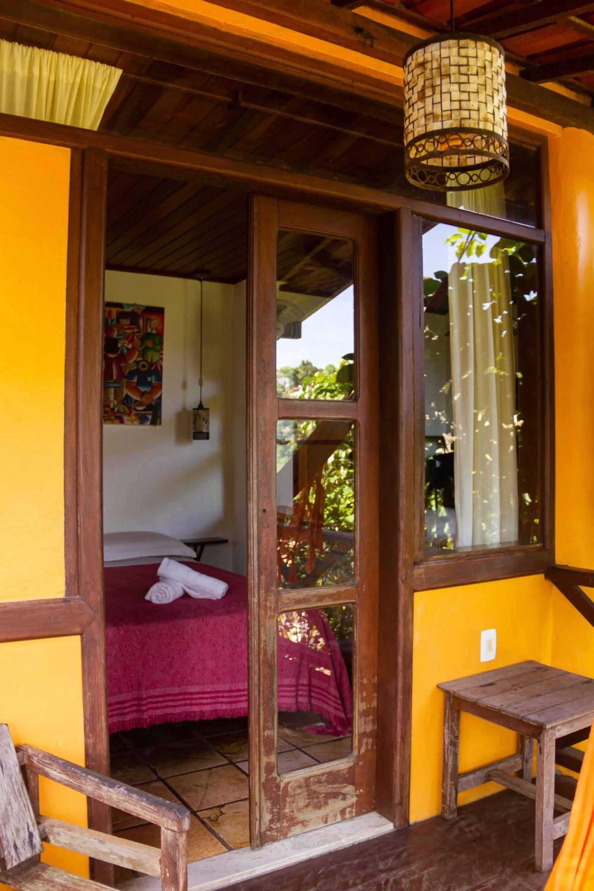 Balcony/Terrace in Pousada Aquarela
