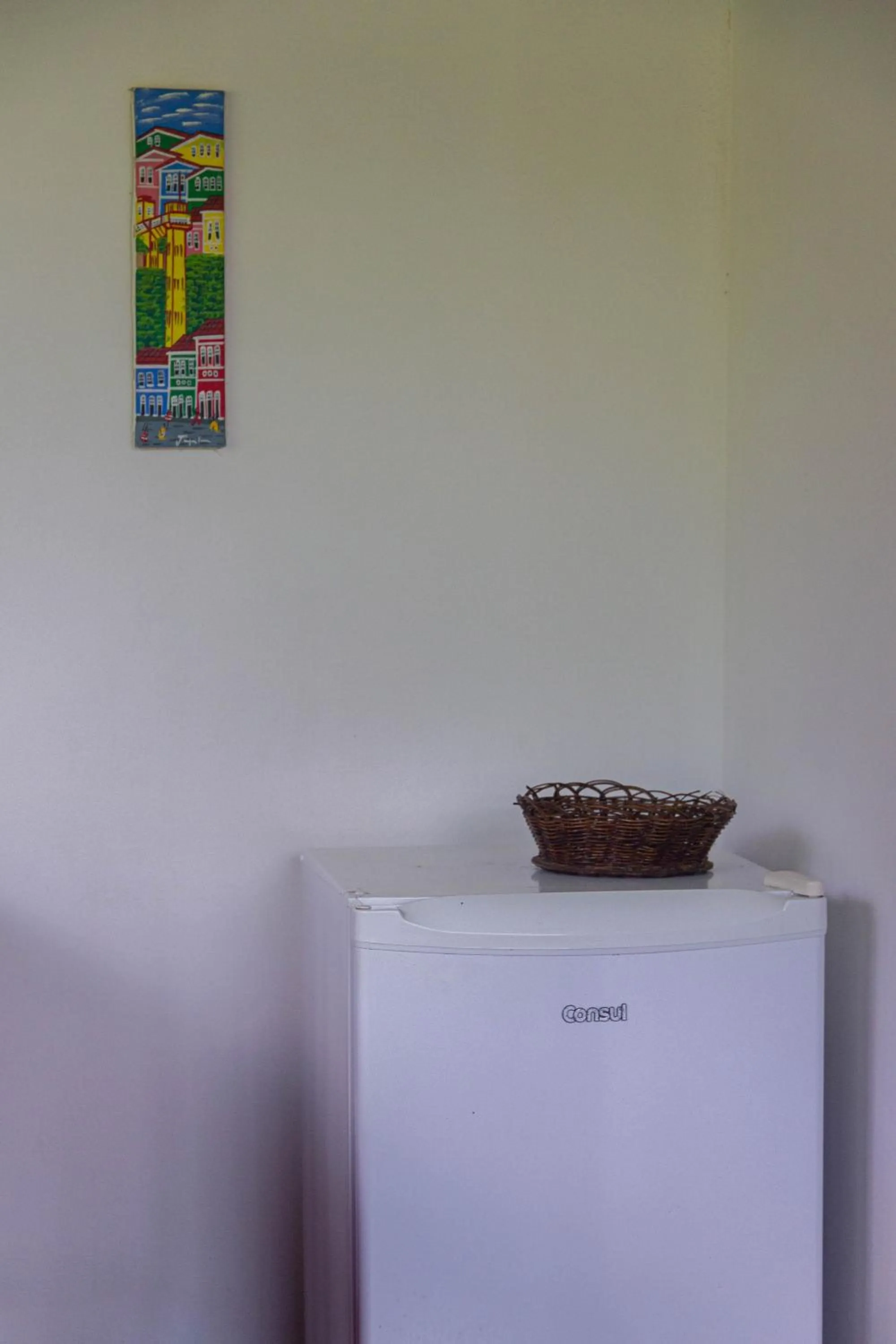 Kitchen or kitchenette in Pousada Aquarela