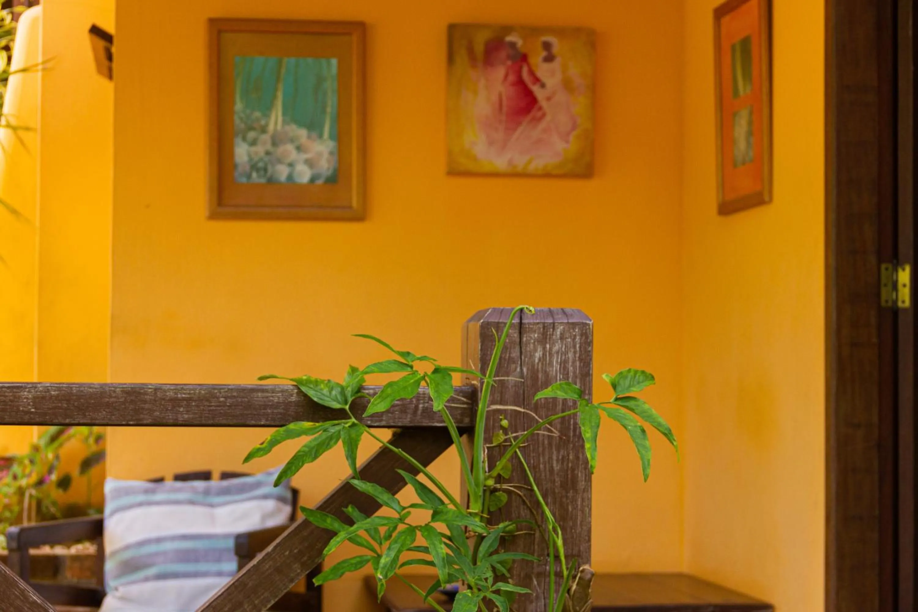 Balcony/Terrace in Pousada Aquarela