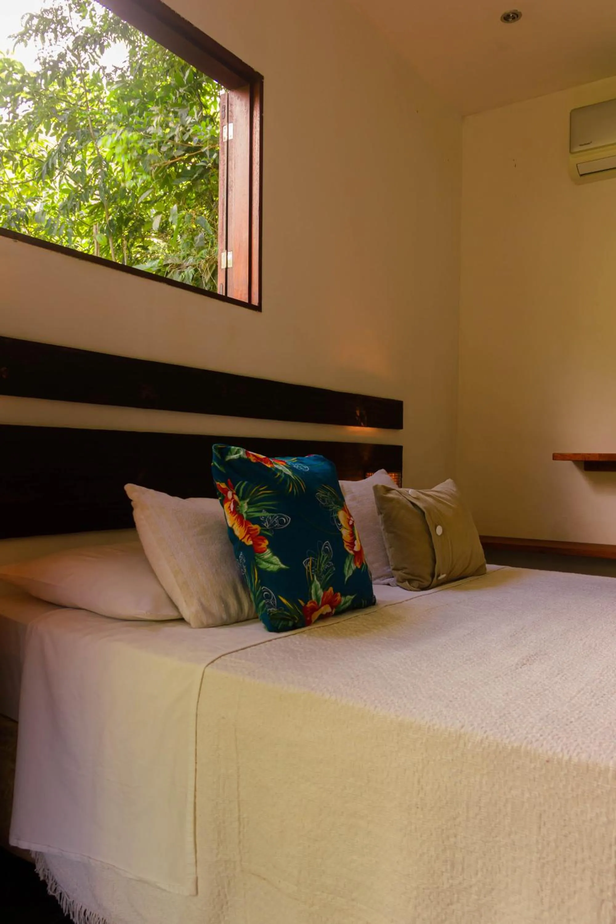 Bed in Pousada Aquarela