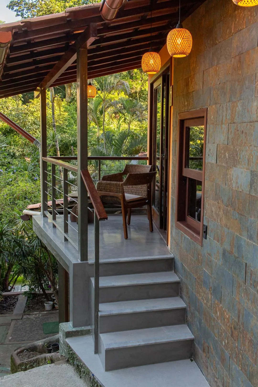 Balcony/Terrace in Pousada Aquarela