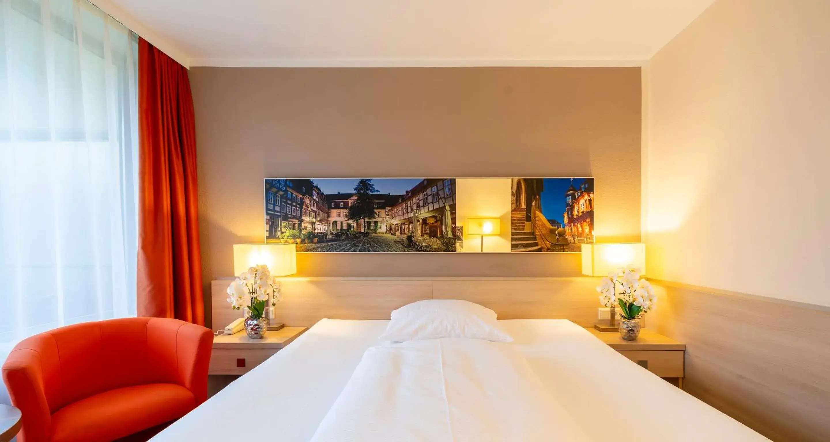 Bed in PLAZA INN Goslar Bed in PLAZA INN Goslar